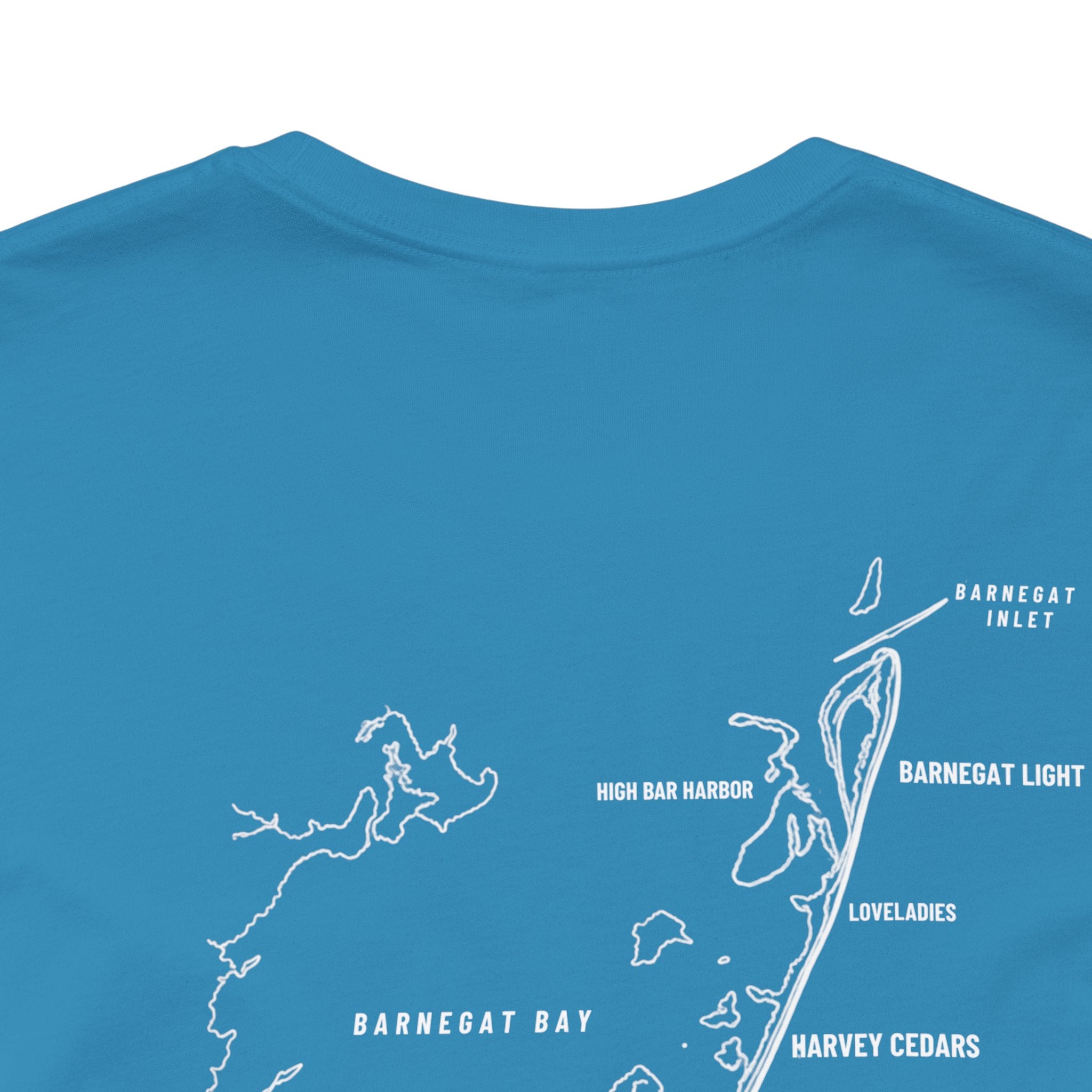 Long Beach Island, NJ Map Tee