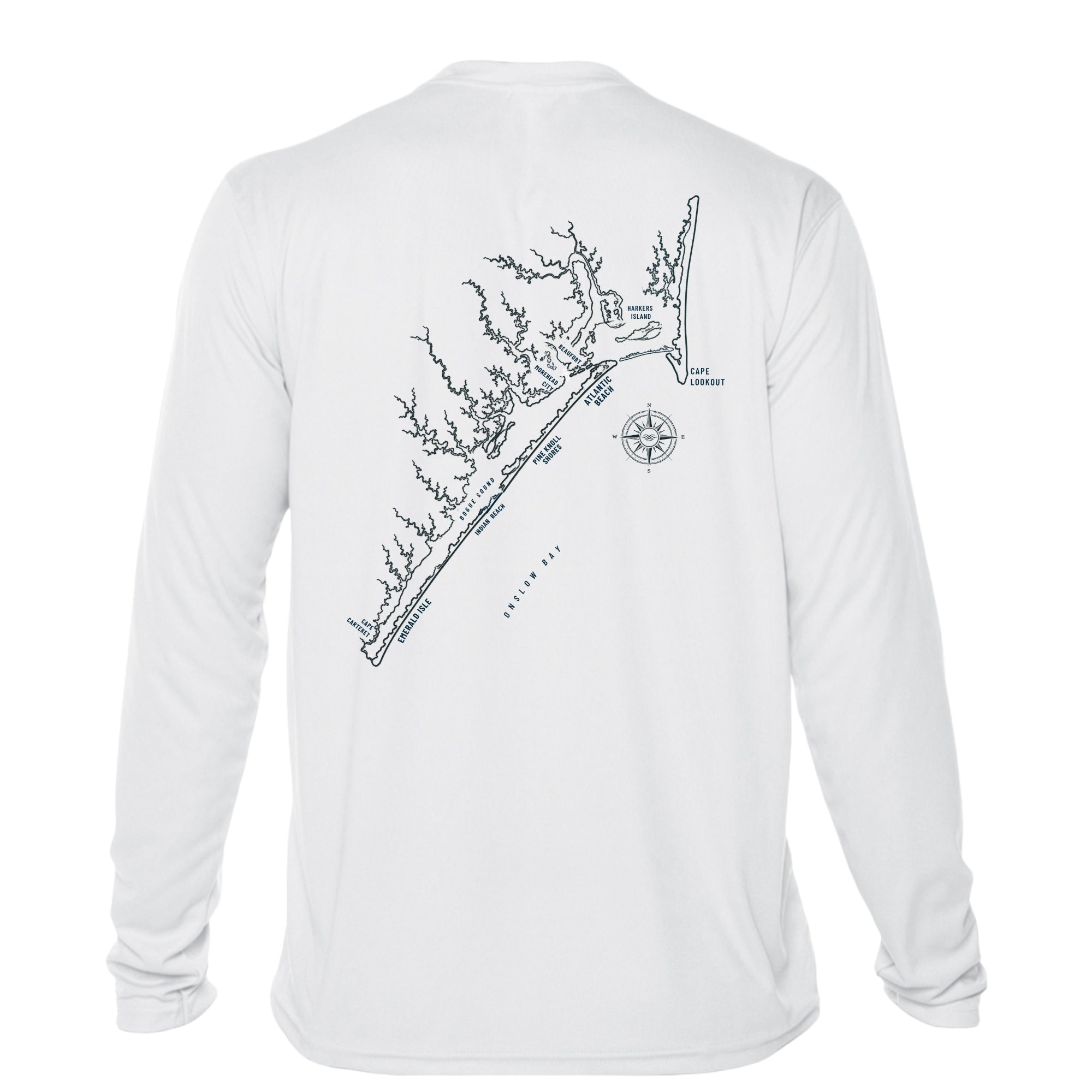 Crystal Coast, NC UPF 50+ Sun Shirt