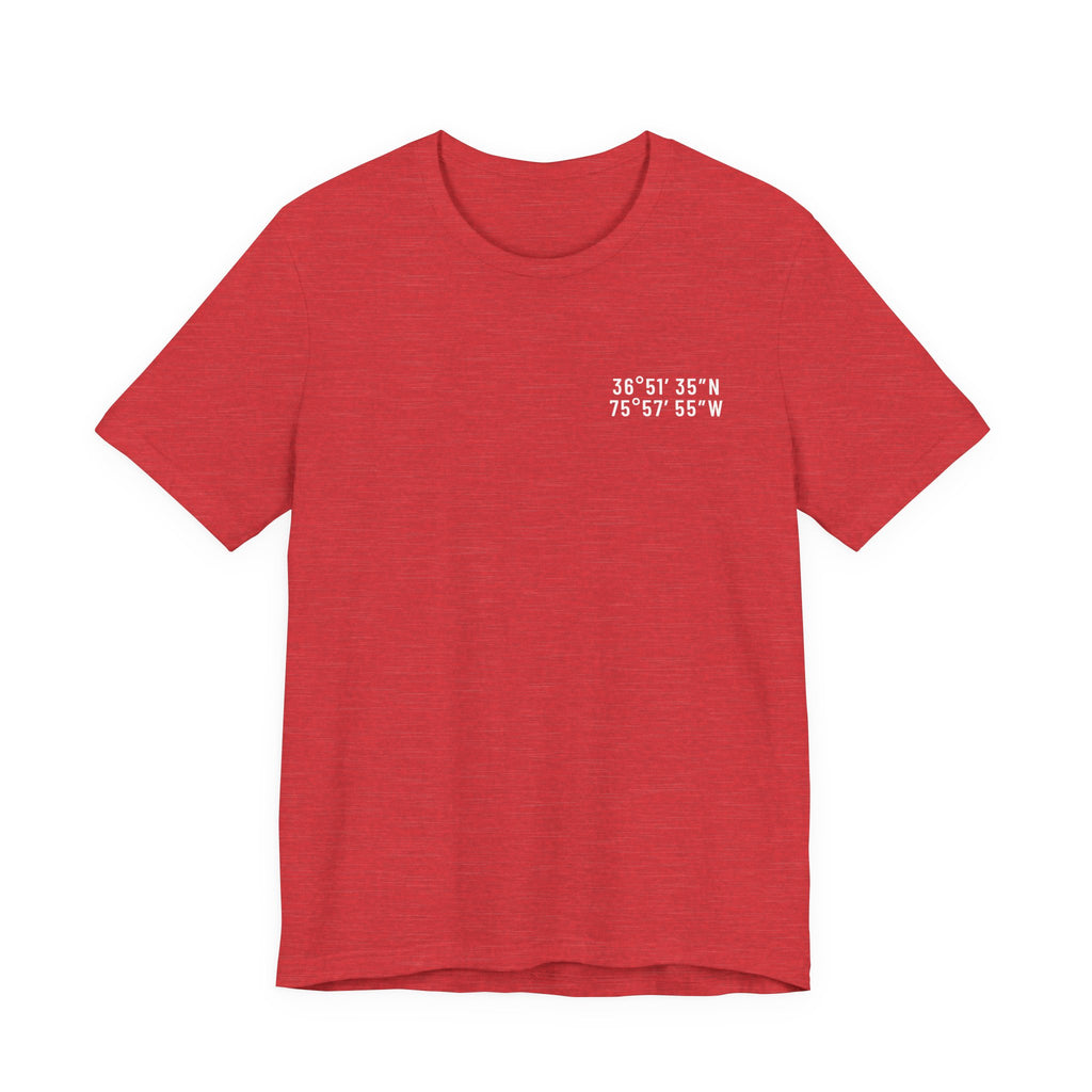 Virginia Beach, VA Map Tee