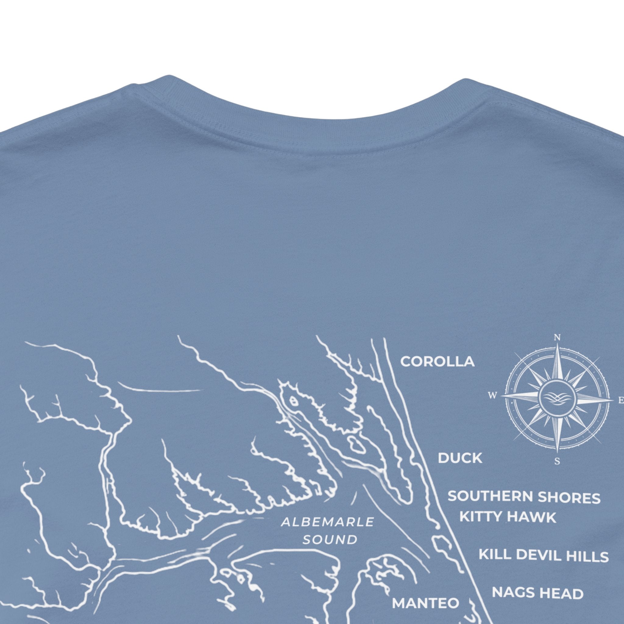 Outer Banks, NC Map Tee