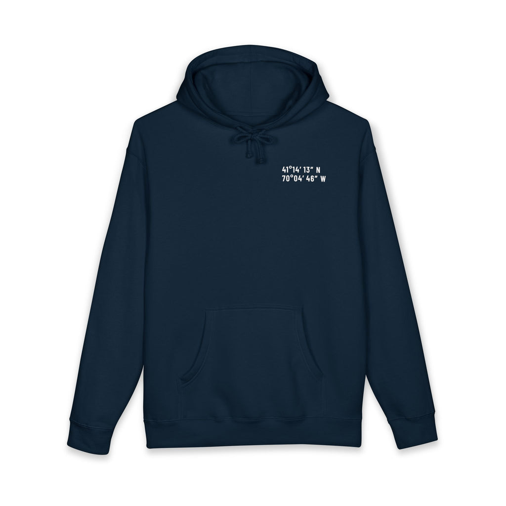 Nantucket, MA Map Hoodie