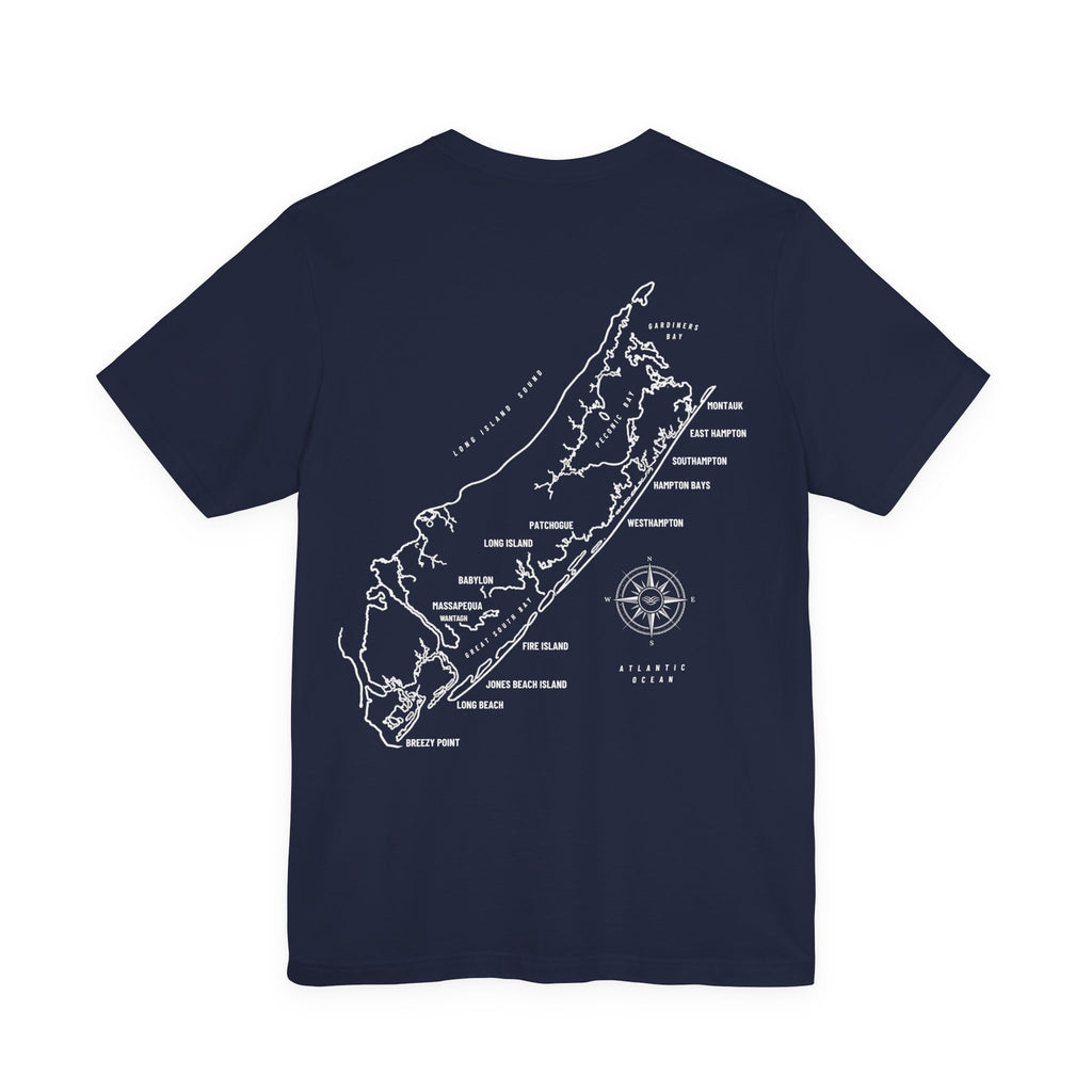 Long Island Map Tee