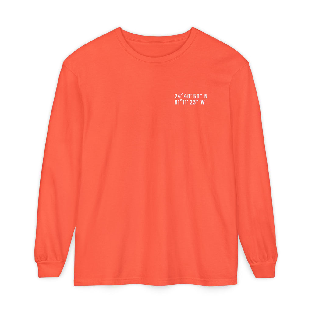 Florida Keys Map Long Sleeve Tee