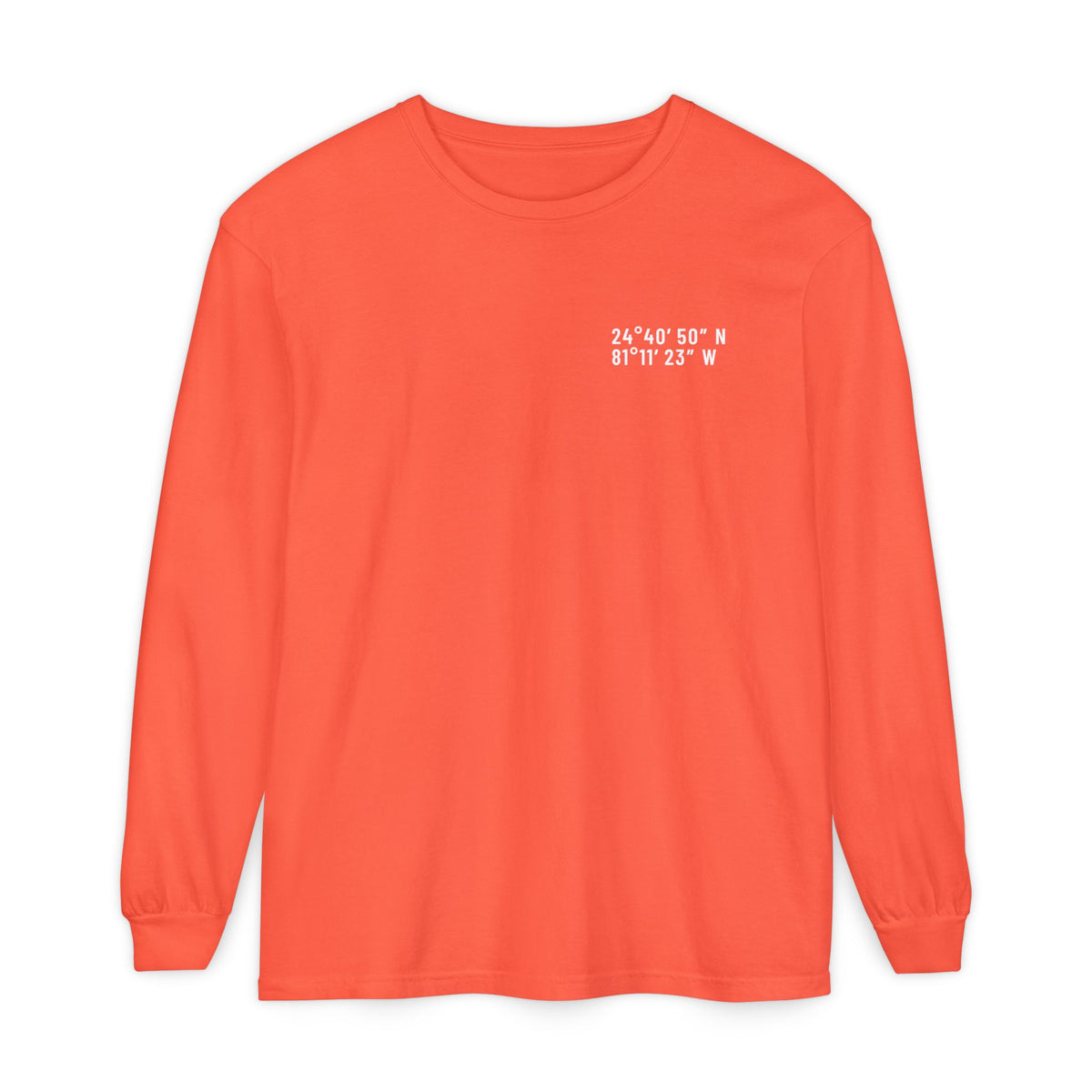 Florida Keys Map Long Sleeve Tee