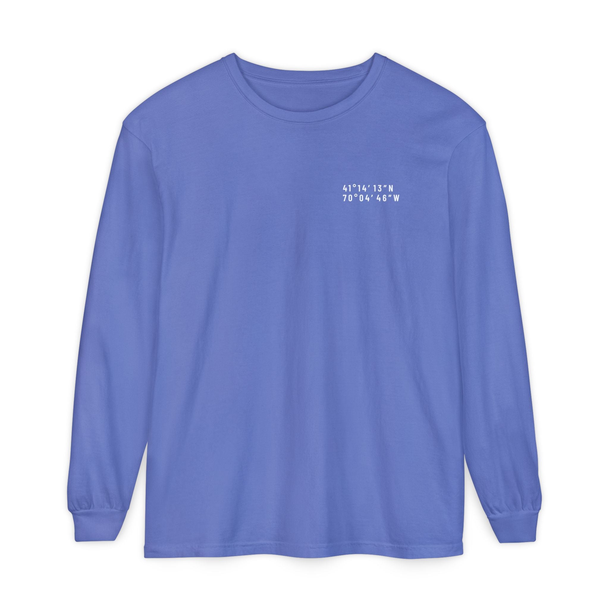 Nantucket, MA Map Long Sleeve Tee