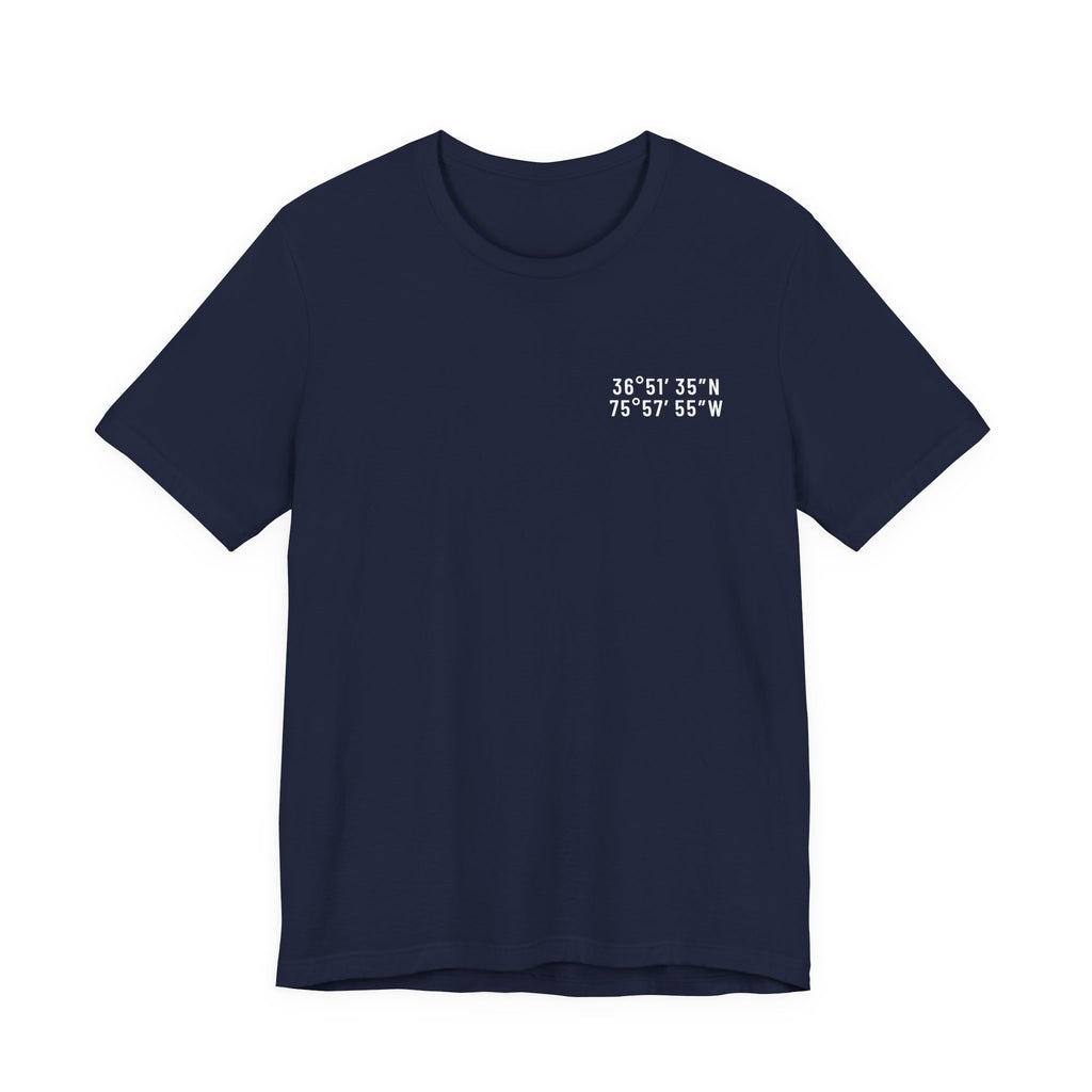 Virginia Beach, VA Map Tee