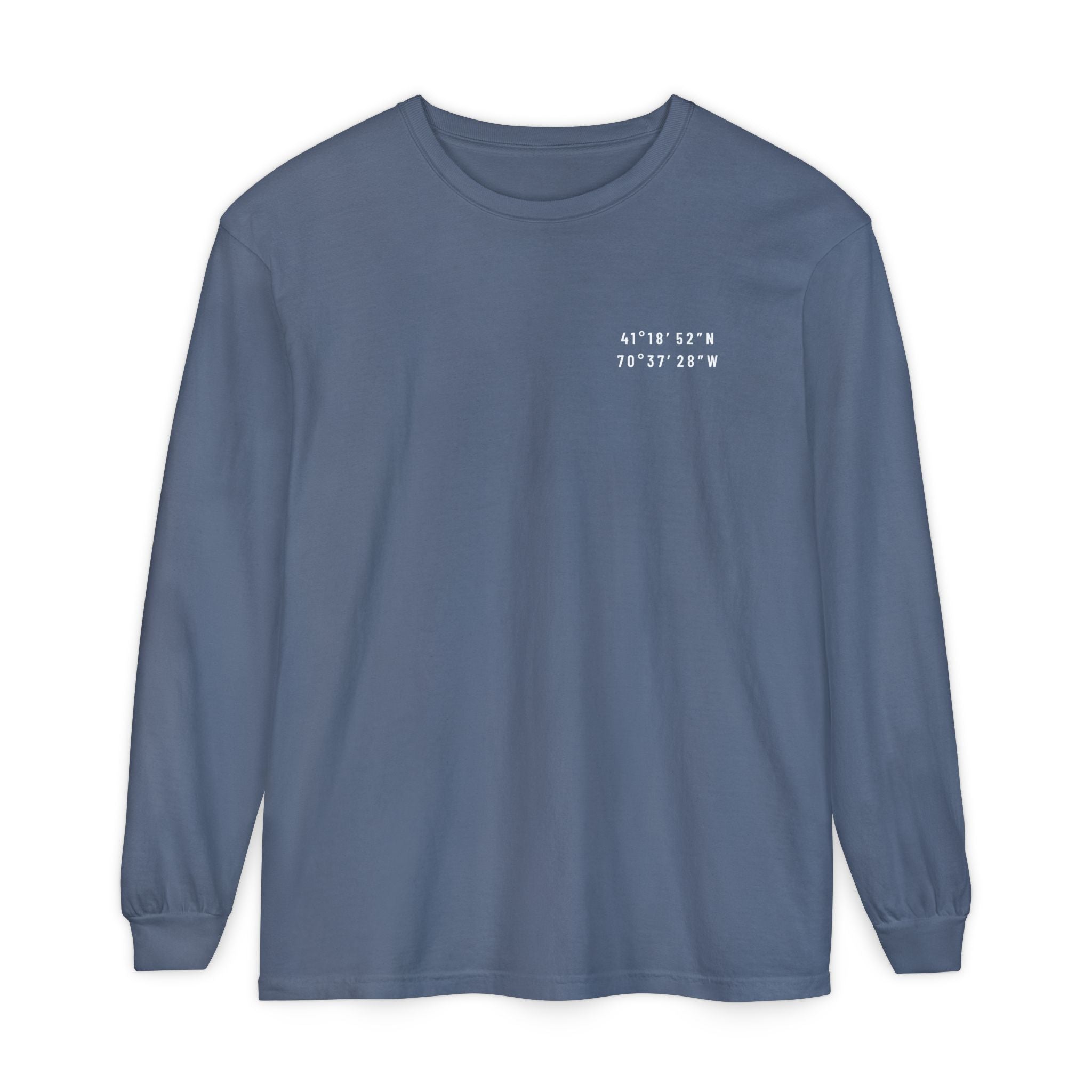 Martha's Vineyard, MA Map Long Sleeve Tee