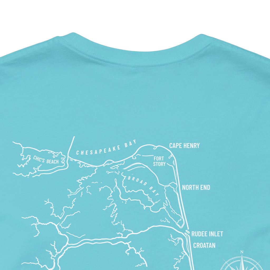 Virginia Beach, VA Map Tee