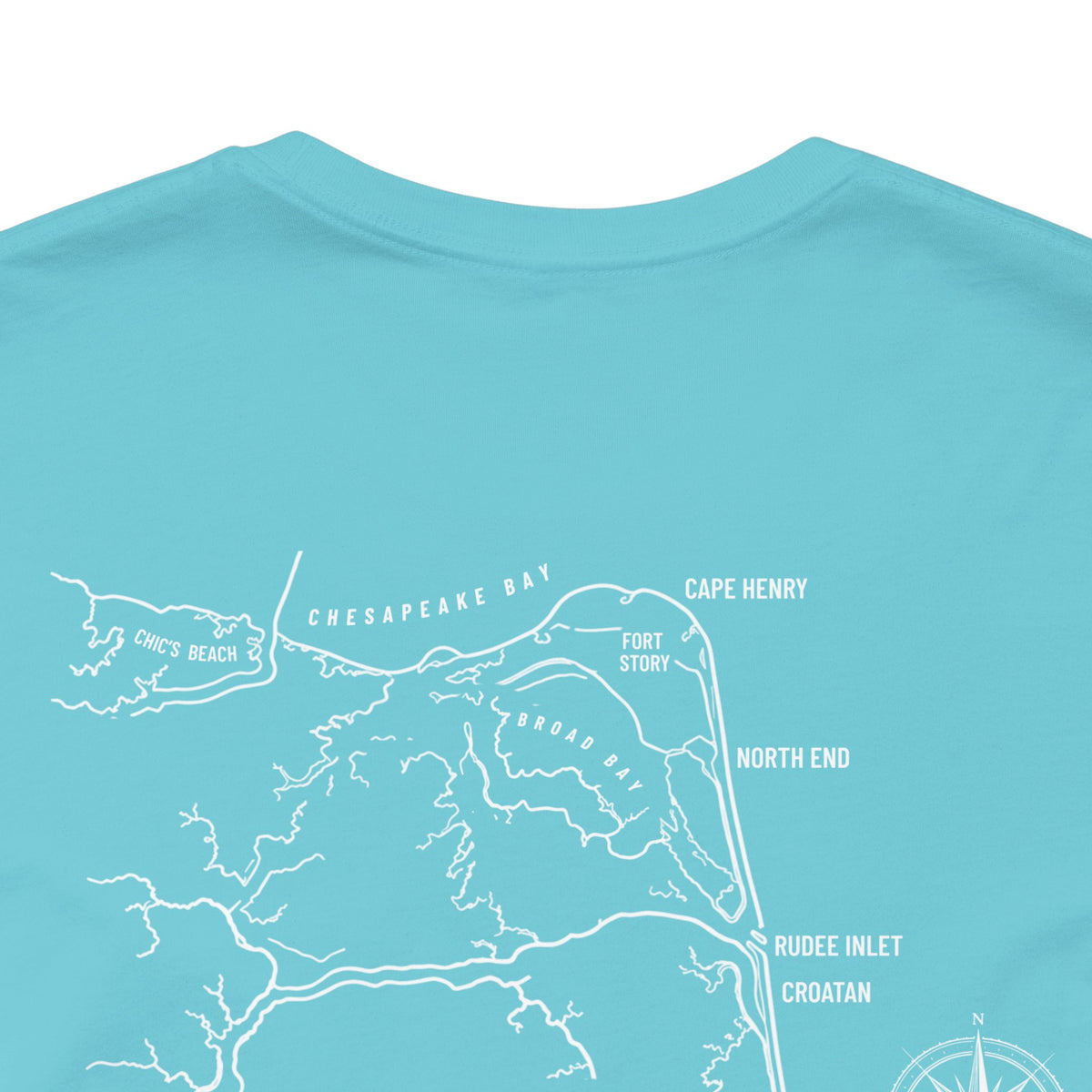 Virginia Beach, VA Map Tee