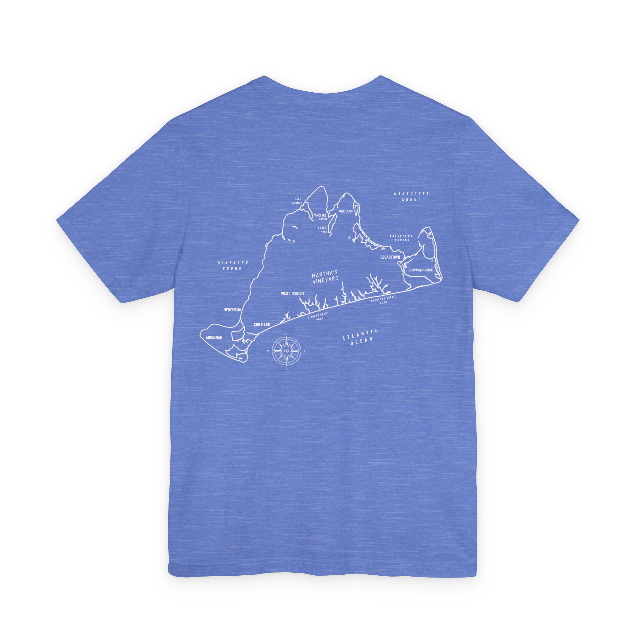 Martha's Vineyard Map Tee