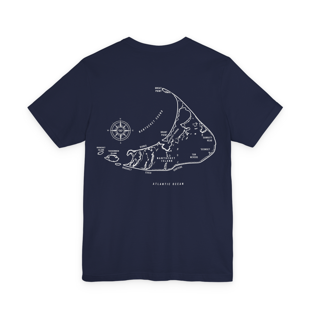 Nantucket Map Tee