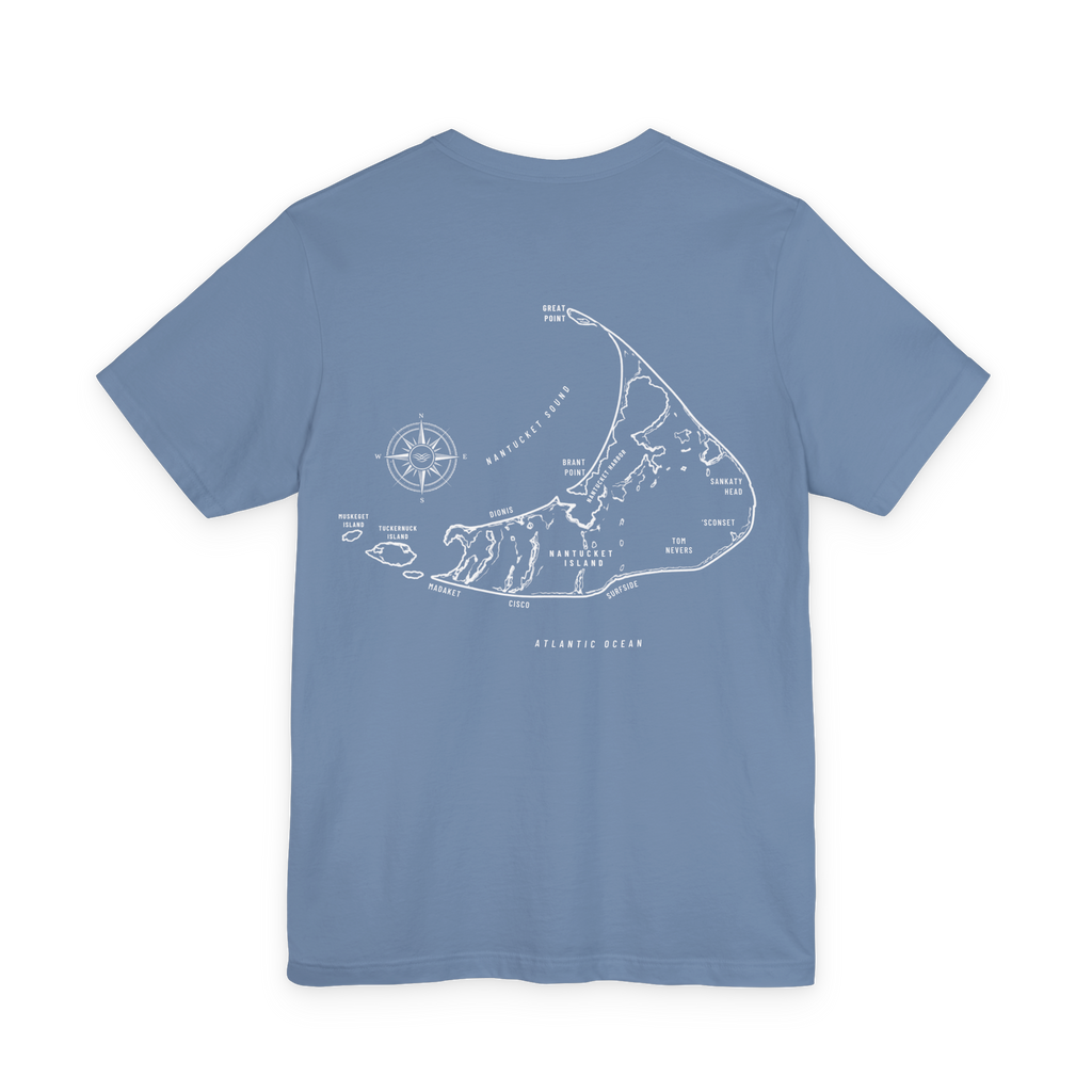 Nantucket Map Tee