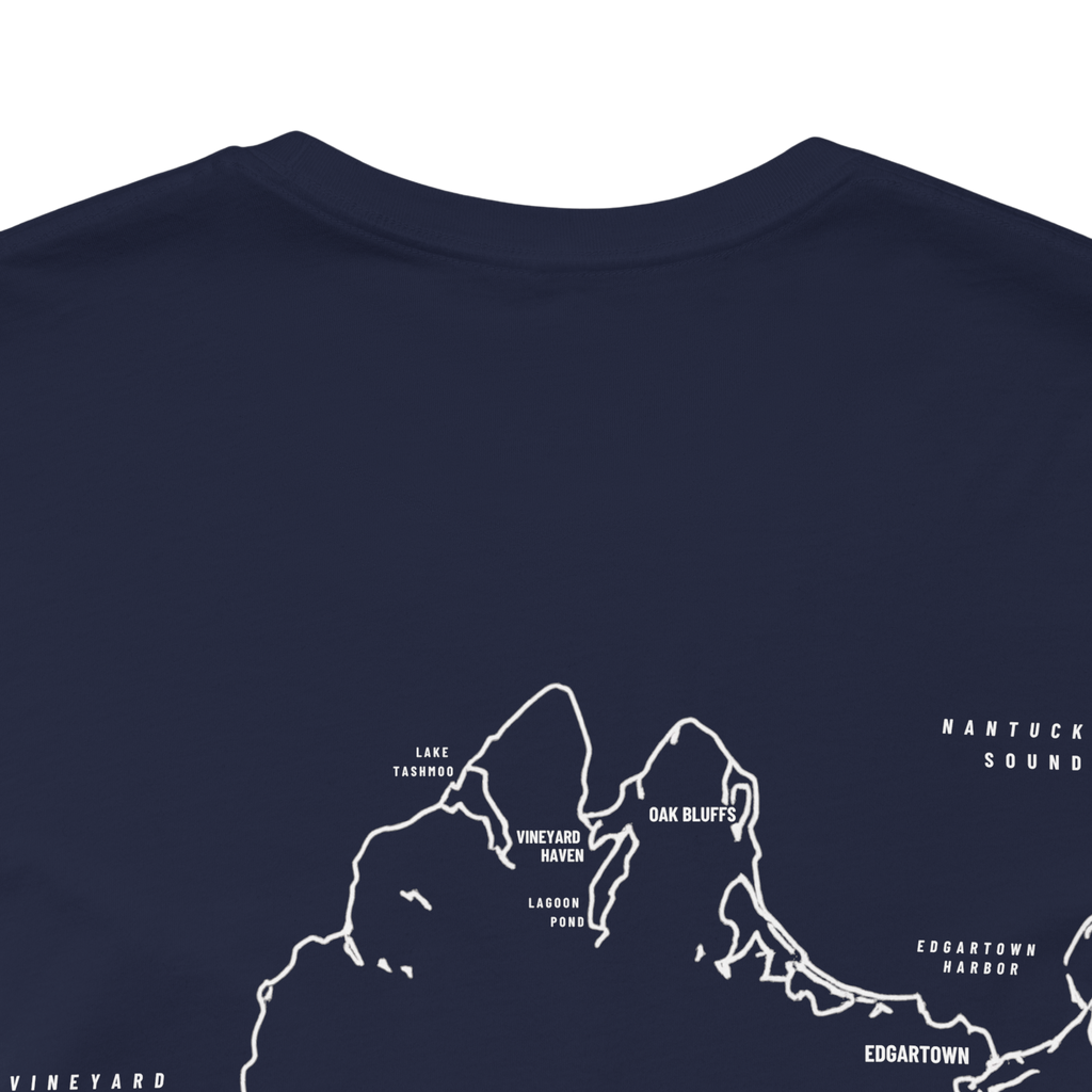 Martha's Vineyard Map Tee