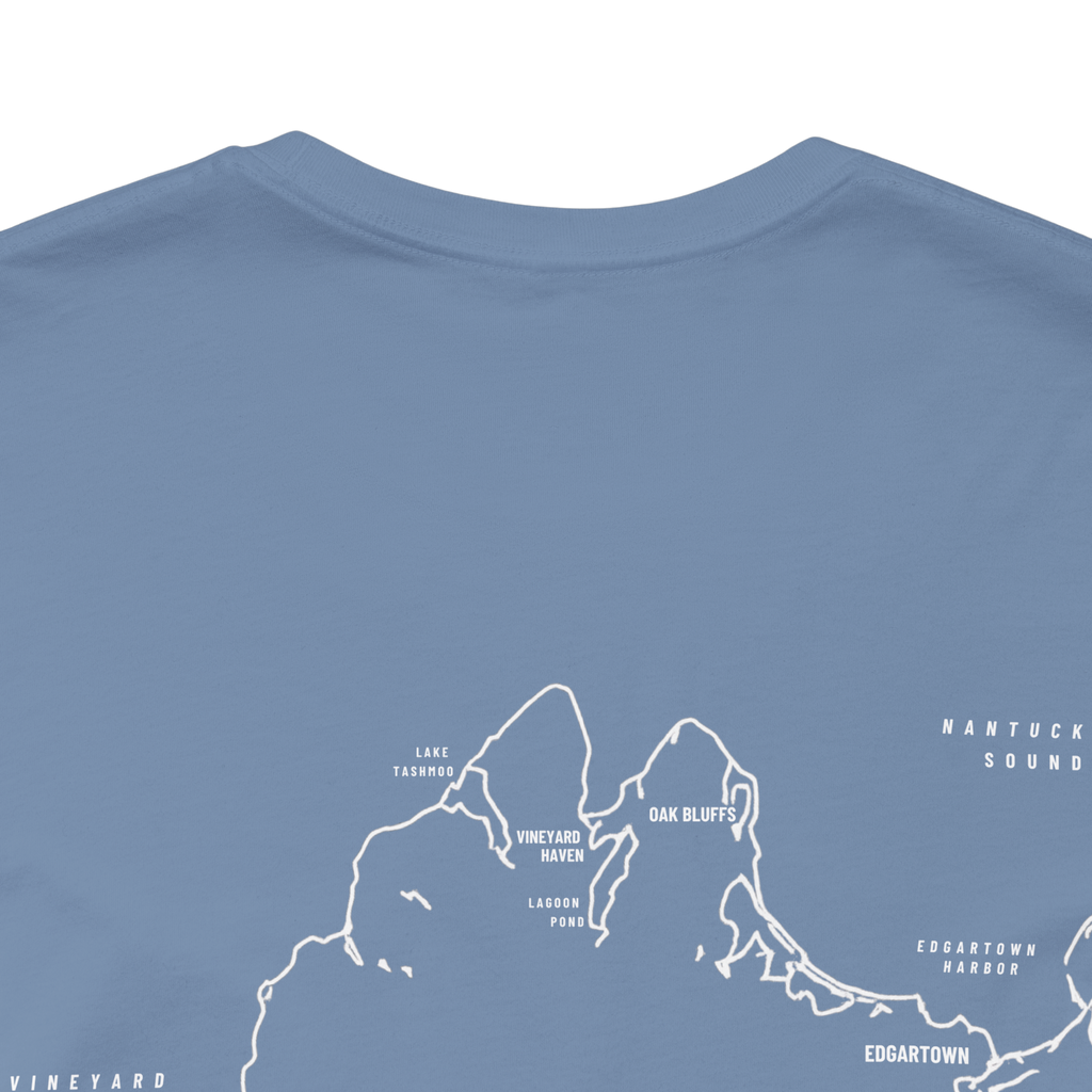 Martha's Vineyard Map Tee