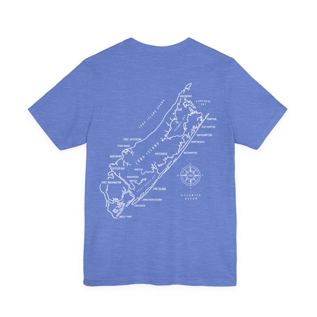 Long Island Map Tee