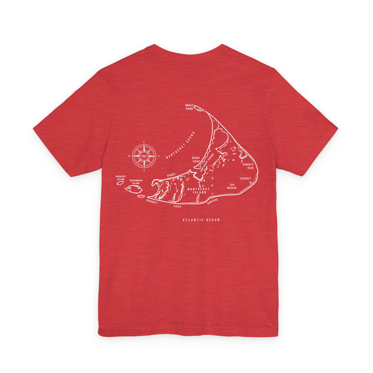 Nantucket, MA Map Tee