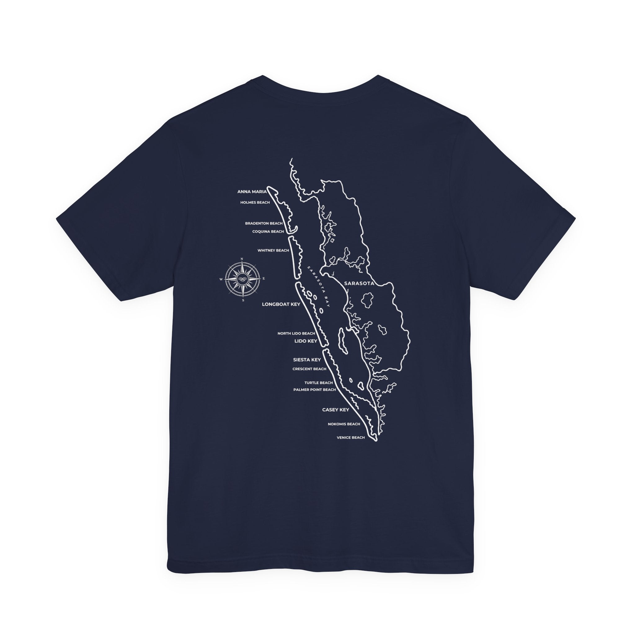 Sarasota Map Tee