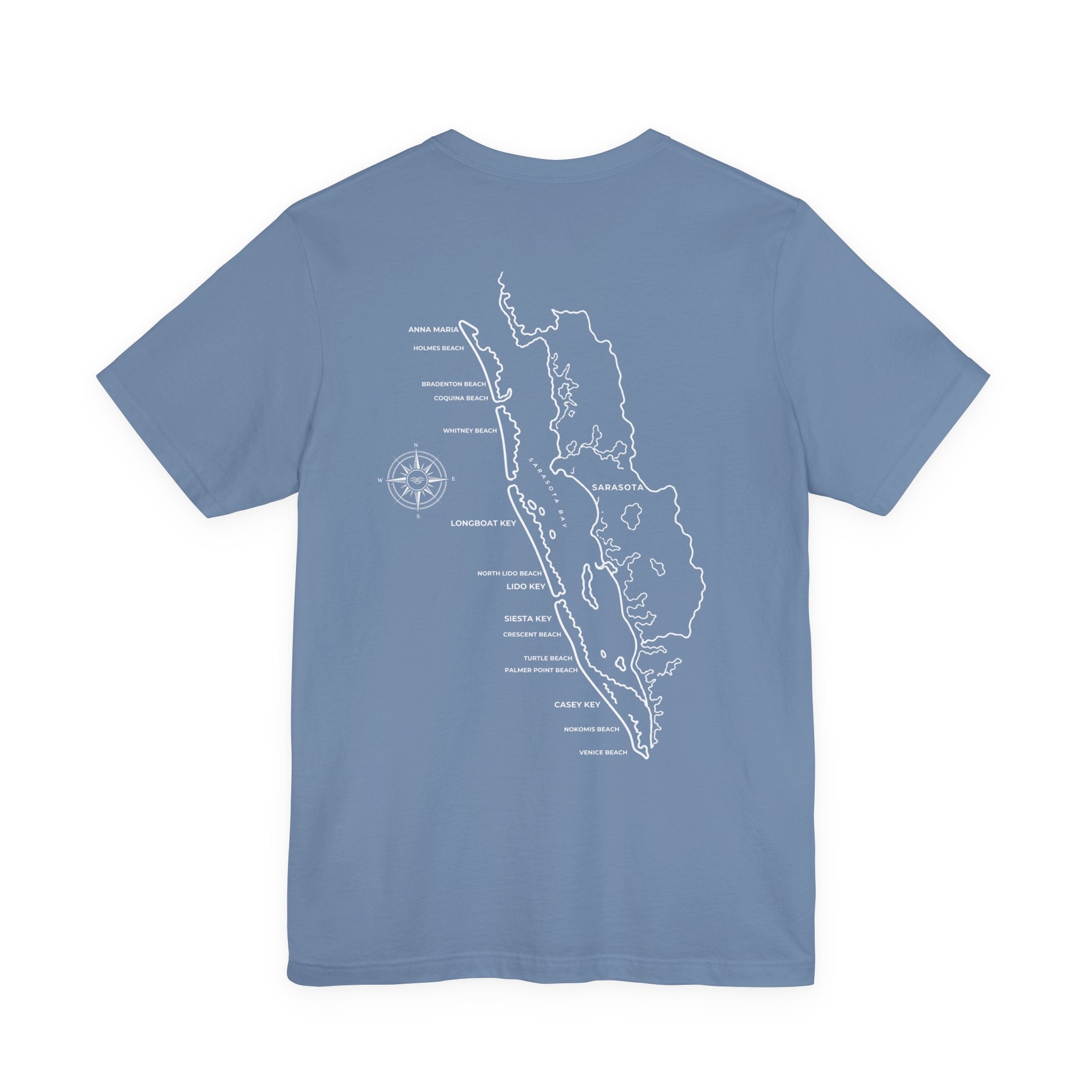 Sarasota Map Tee