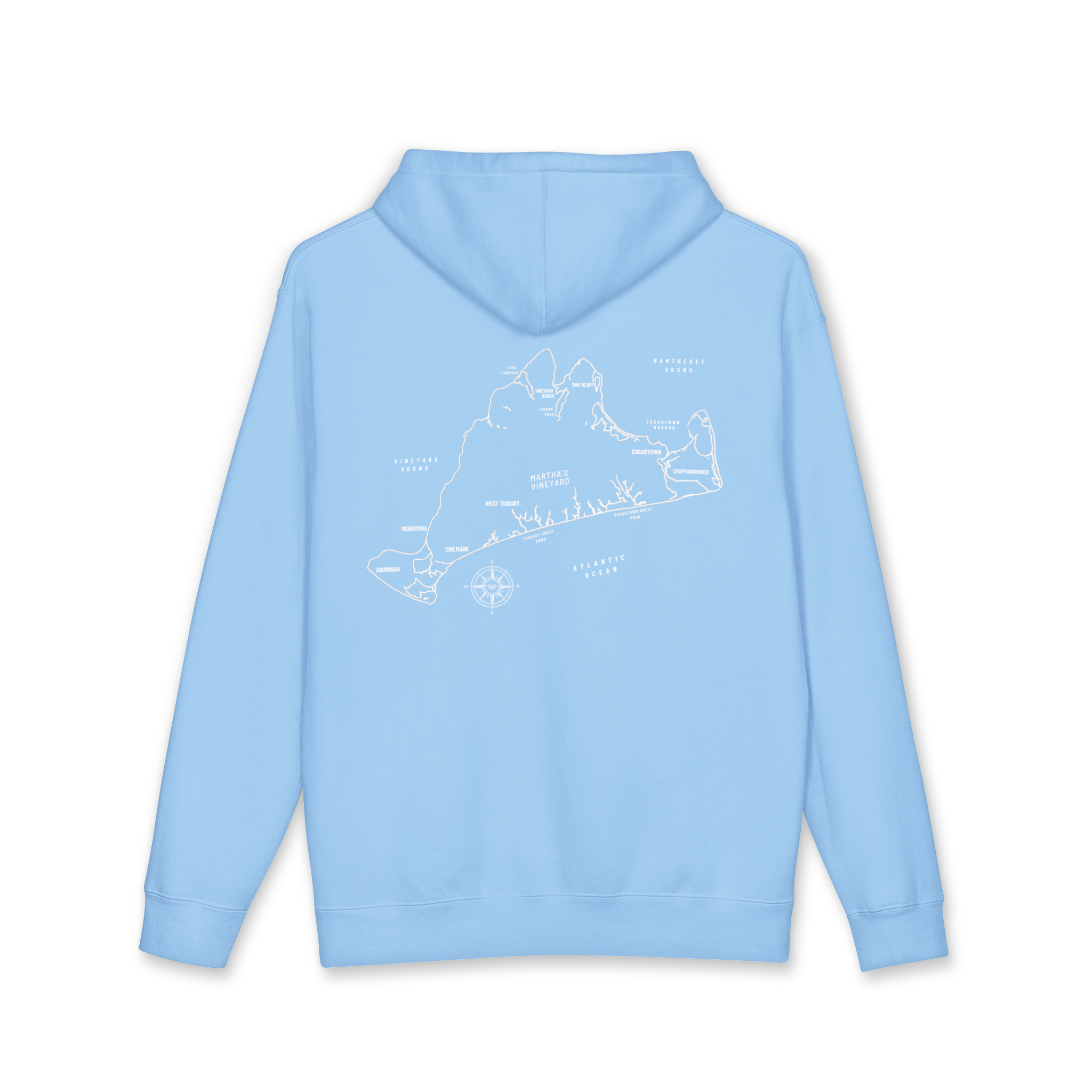 Martha's Vineyard Map Hoodie