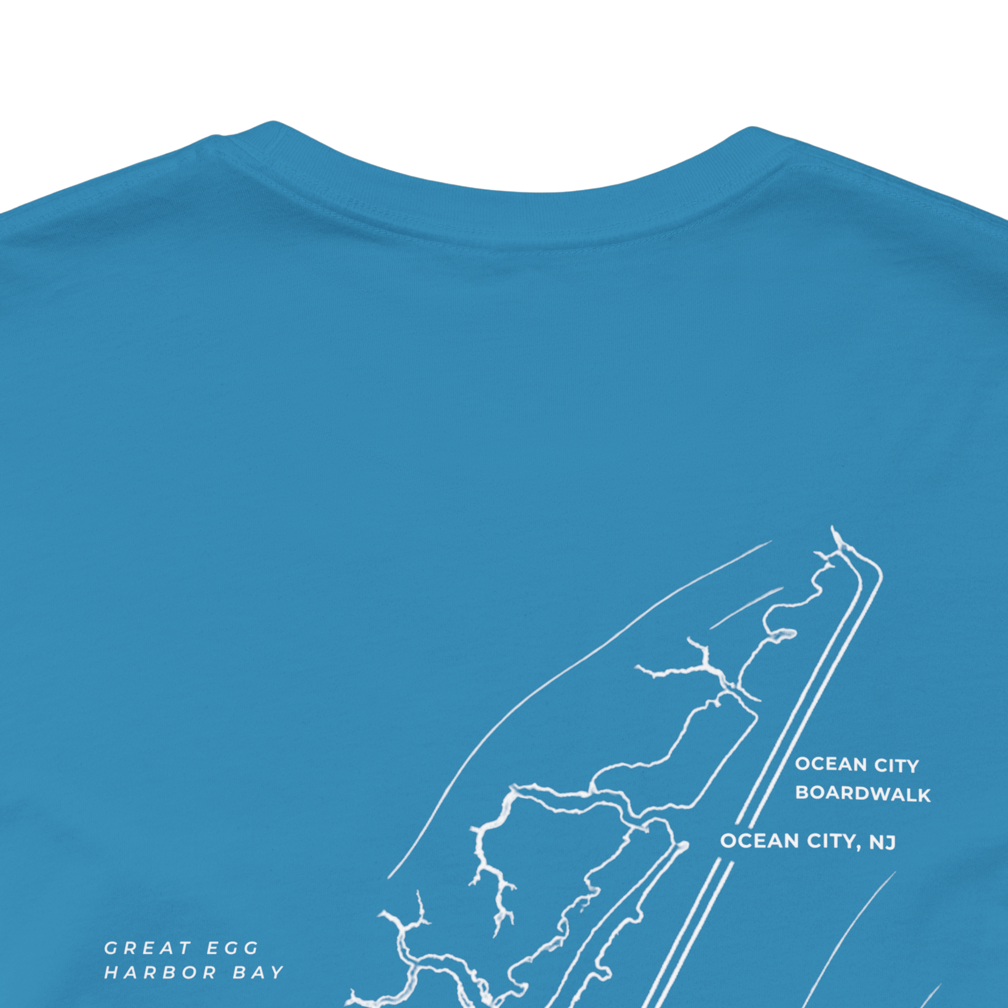 Ocean City, NJ Map Tee