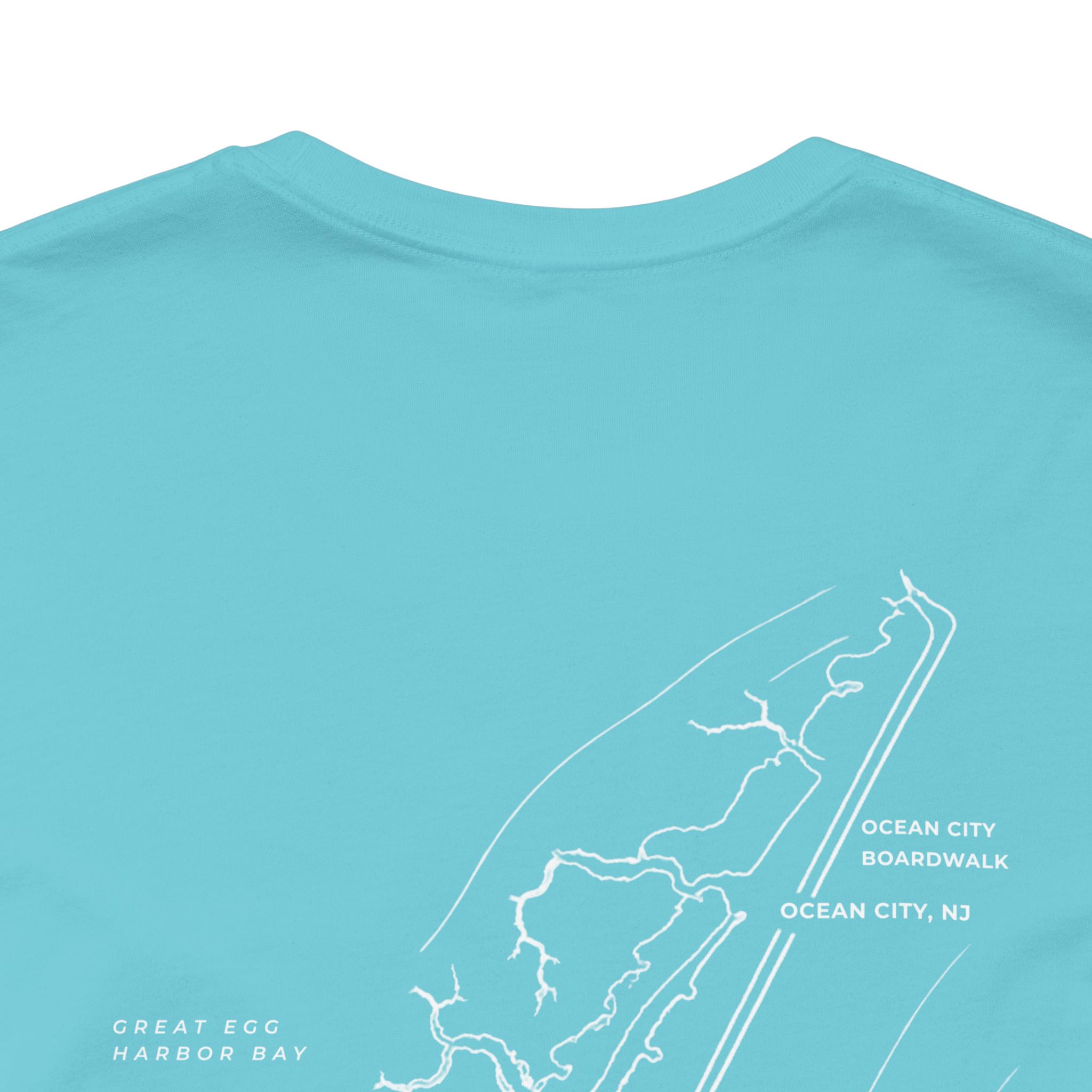 Ocean City, NJ Map Tee