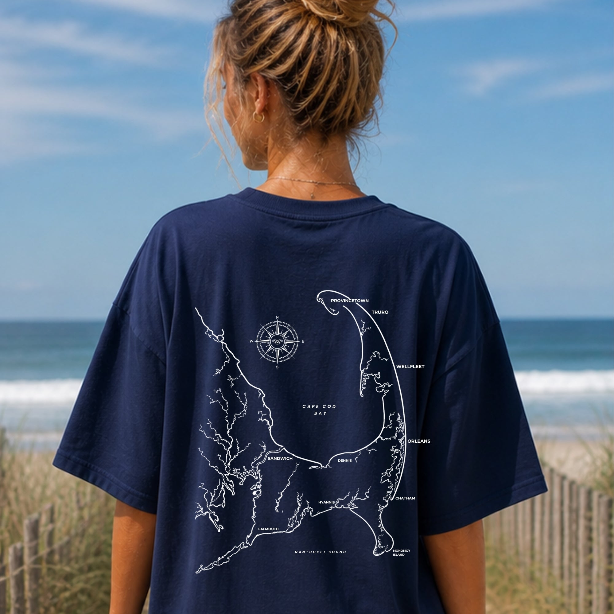 Cape Cod Map Tee
