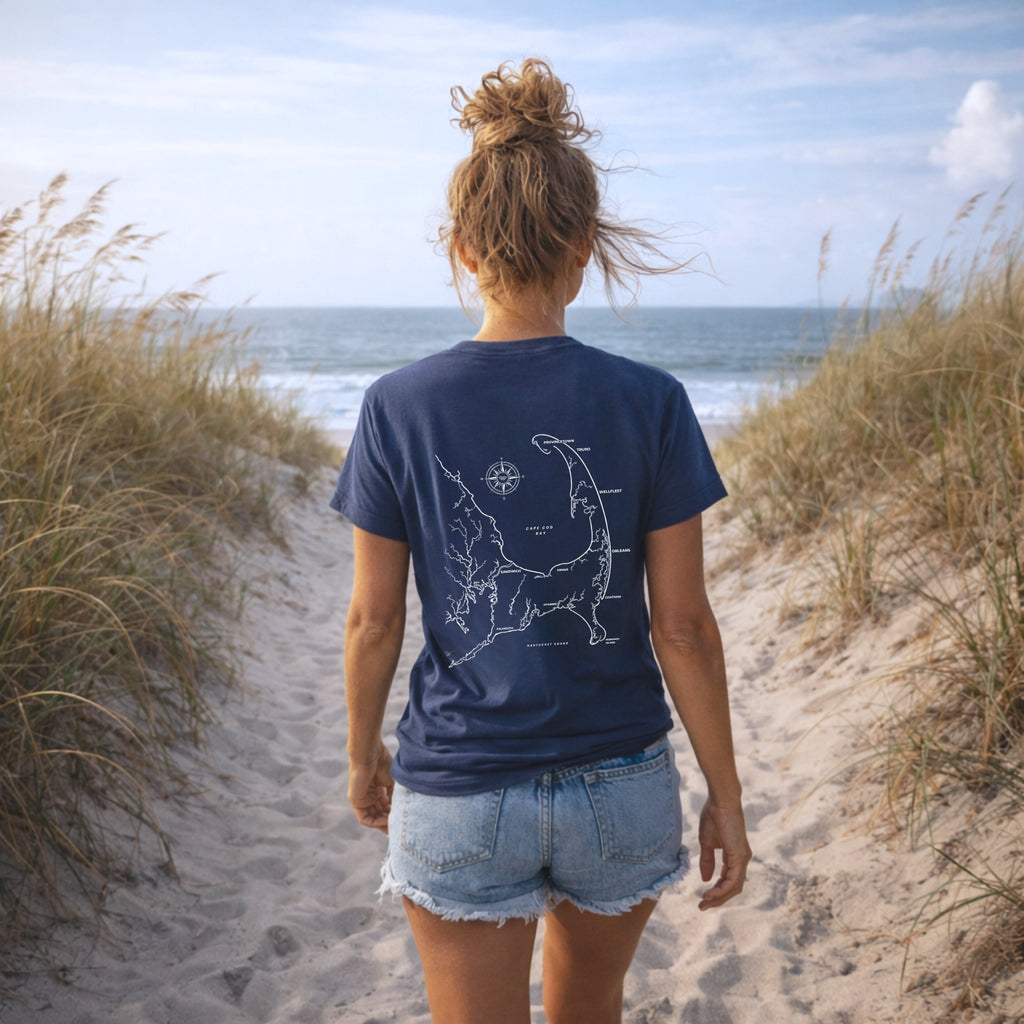 Cape Cod Map Tee