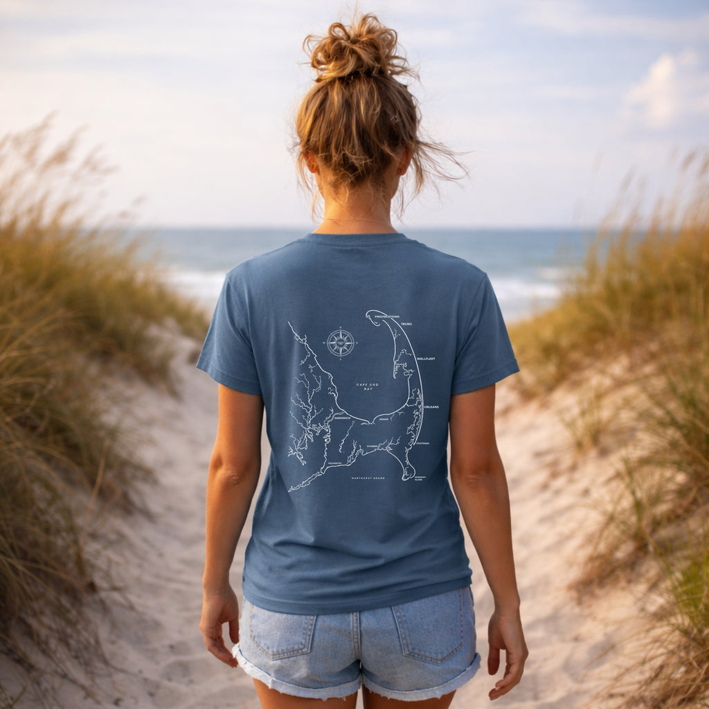 Cape Cod Map Tee