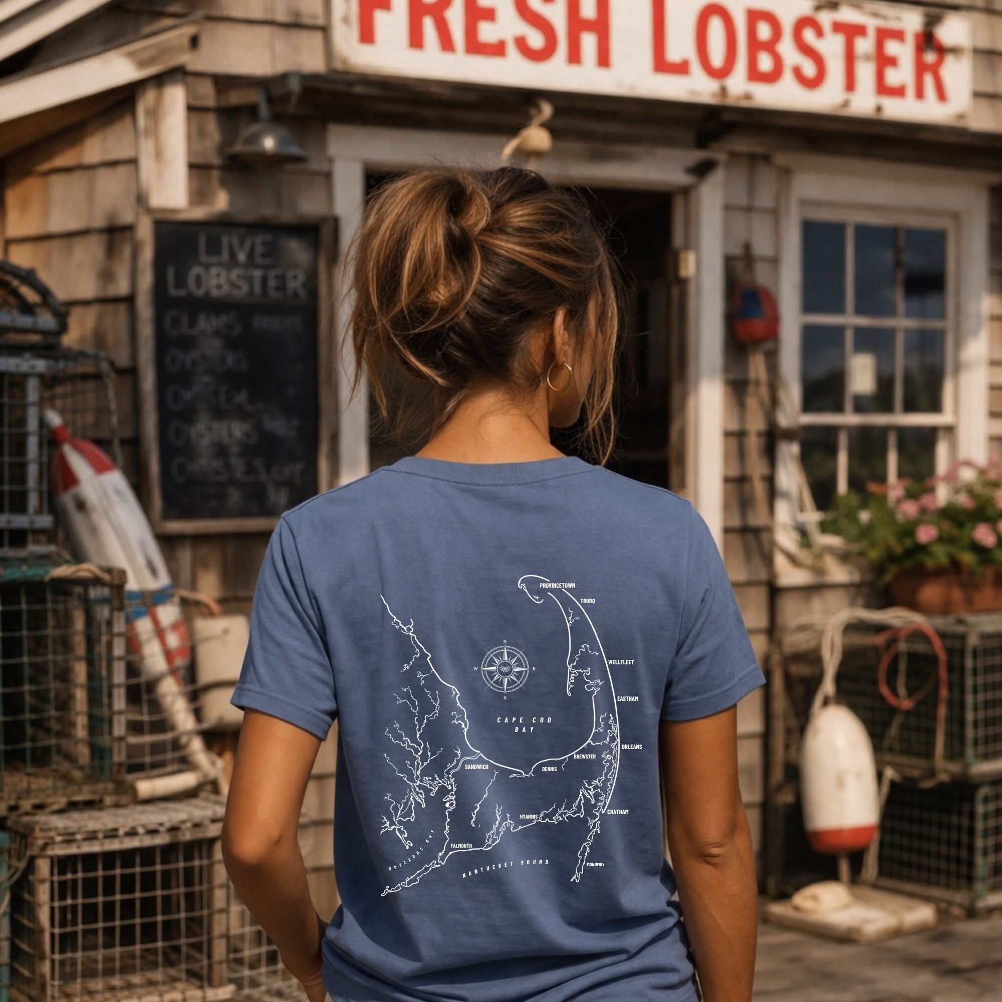 Cape Cod Map Tee