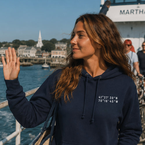 Cape Cod Map Hoodie