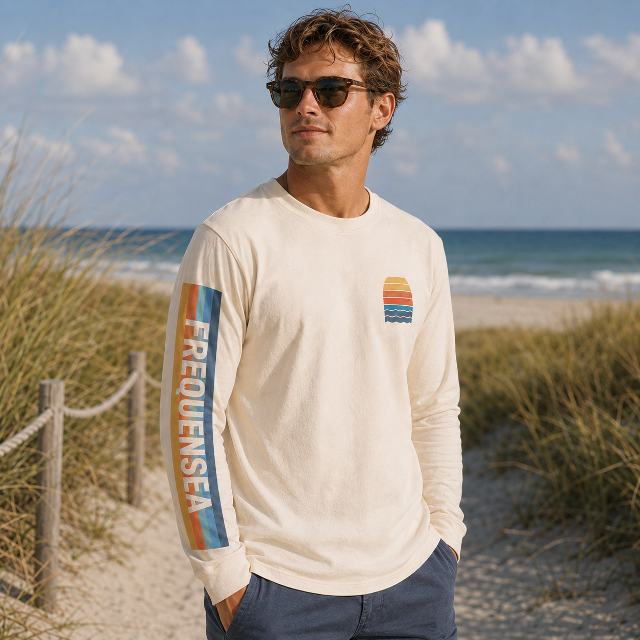 Retro Stripe Long-Sleeve Tee