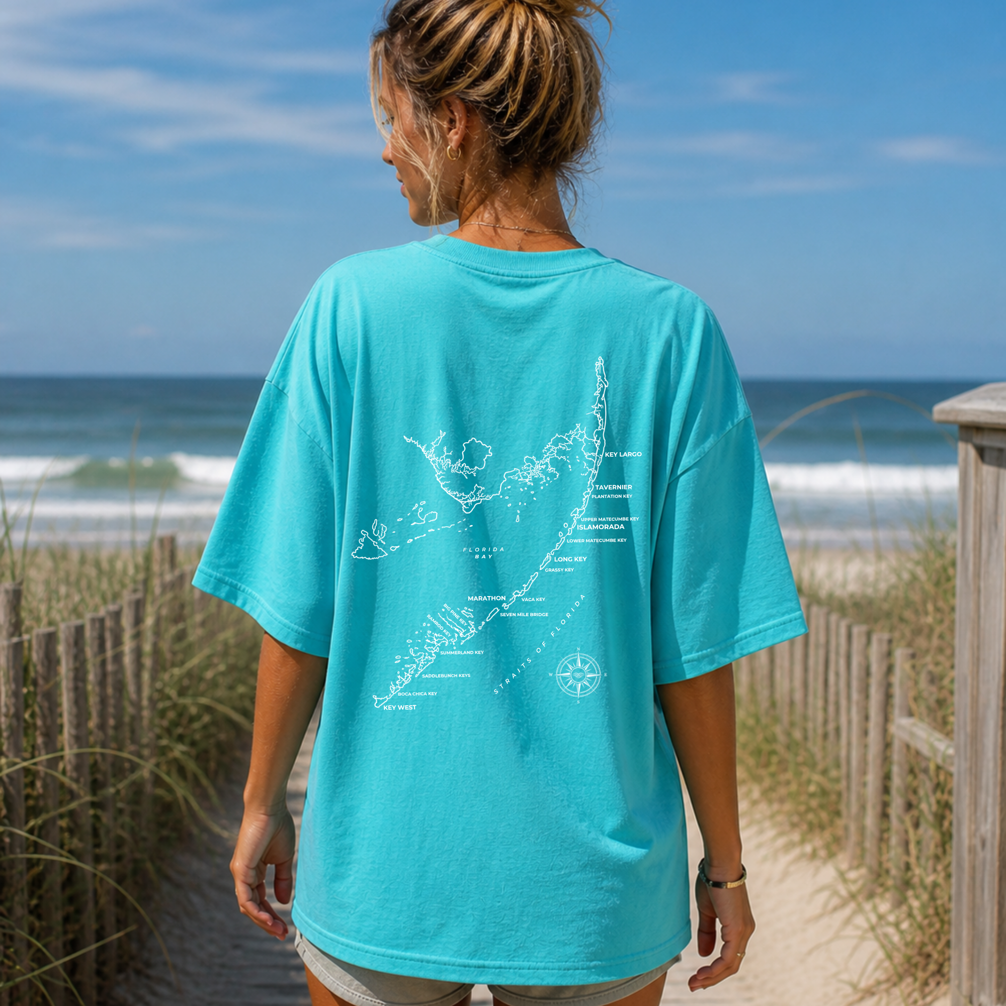 Florida Keys Map Tee