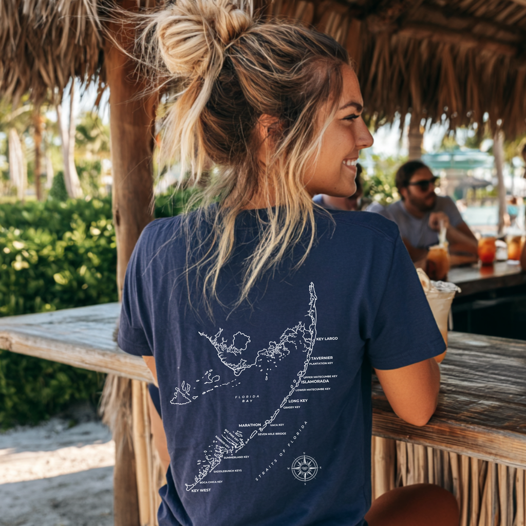 Florida Keys Map Tee