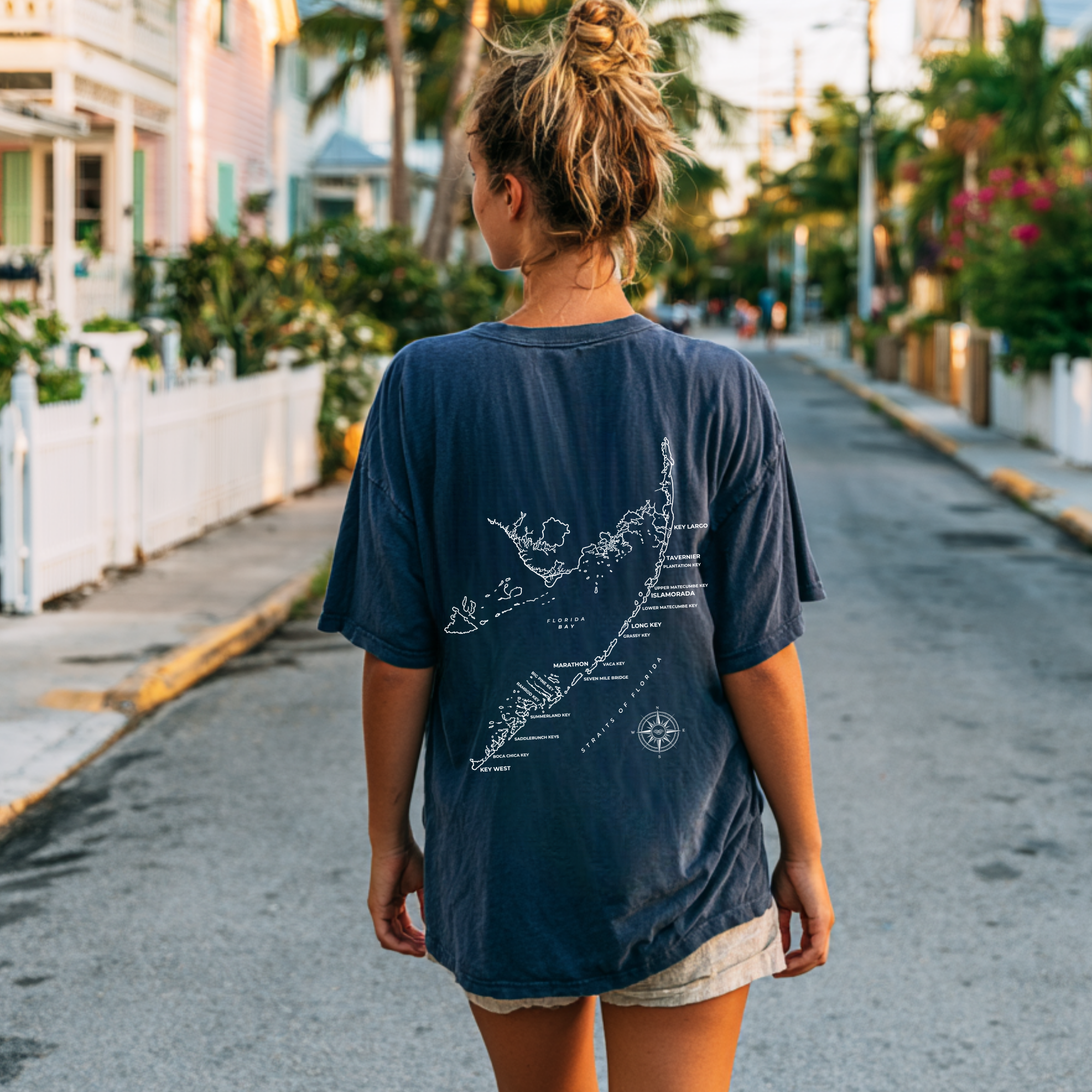 Florida Keys Map Tee
