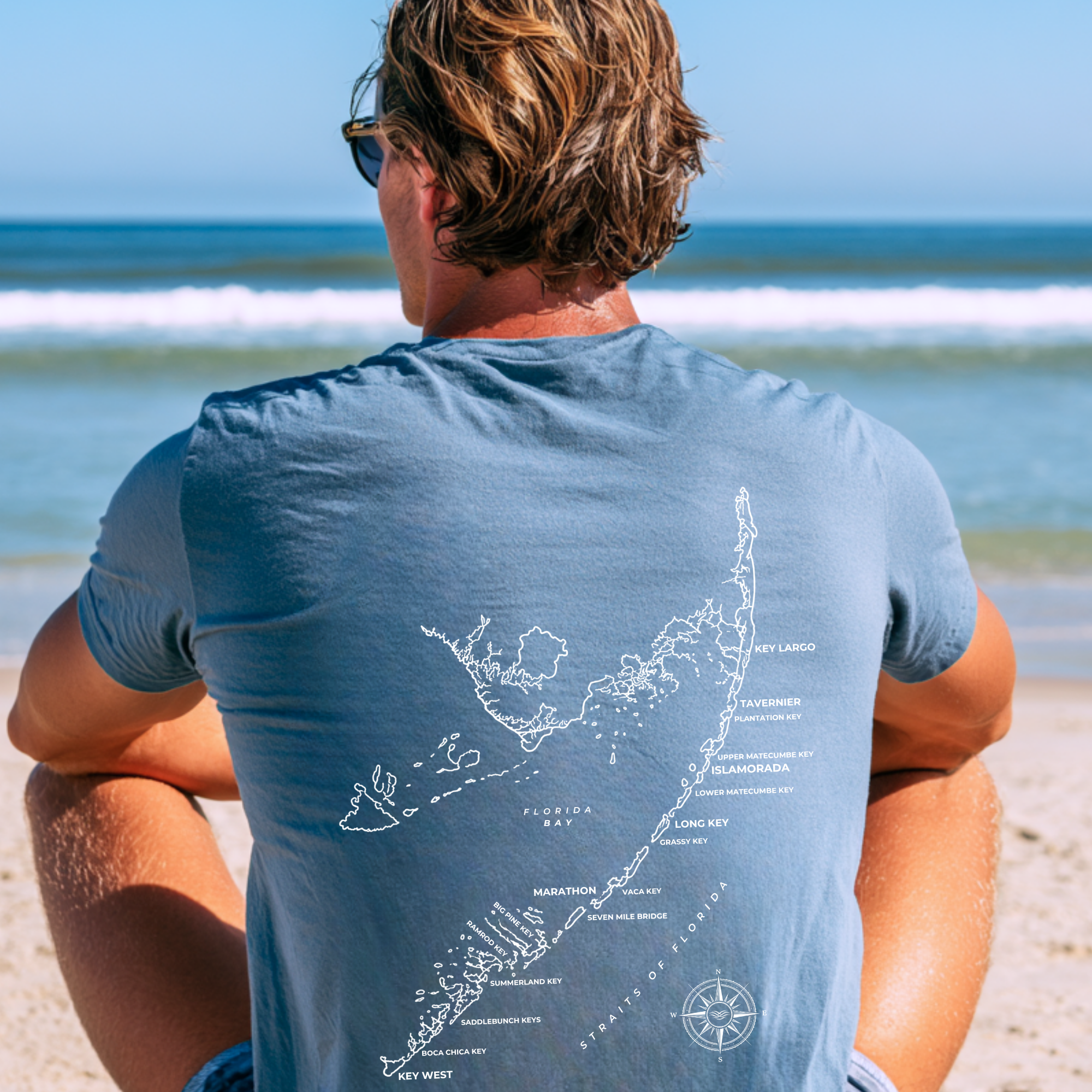 Florida Keys Map Tee