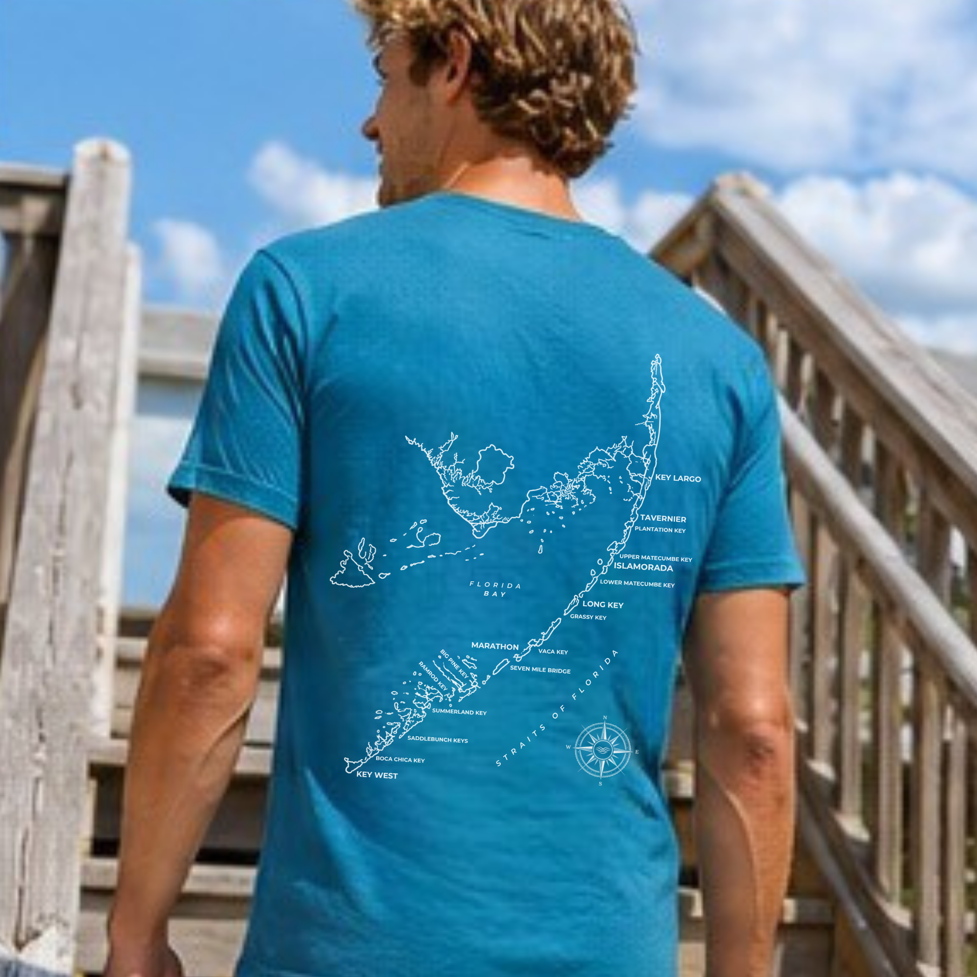 Florida Keys Map Tee