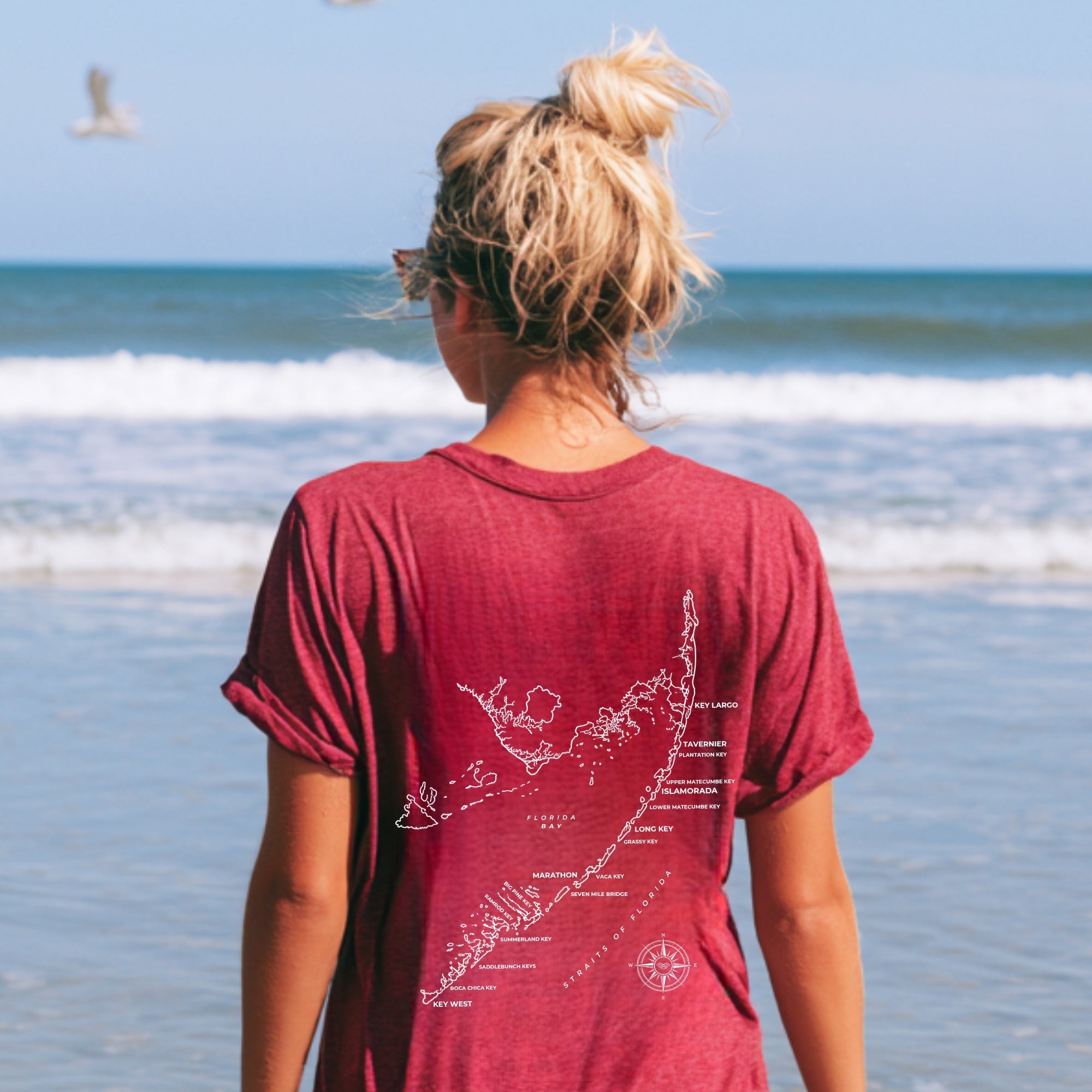 Florida Keys Map Tee