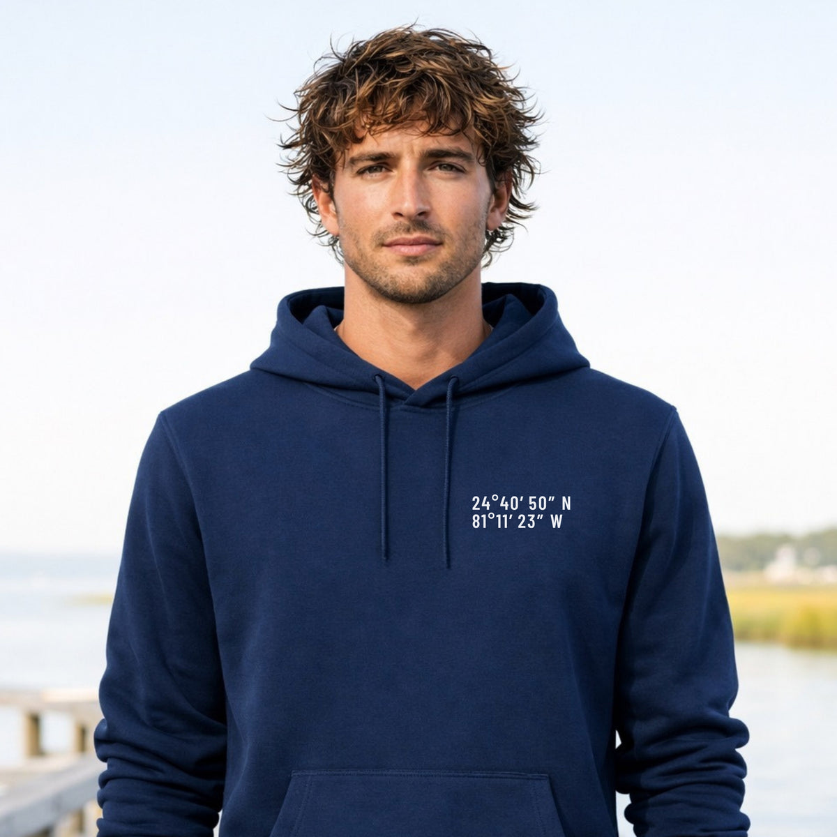 Florida Keys Map Hoodie
