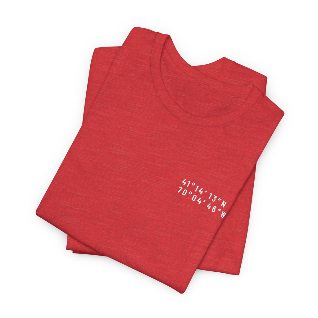 Nantucket, MA Map Tee