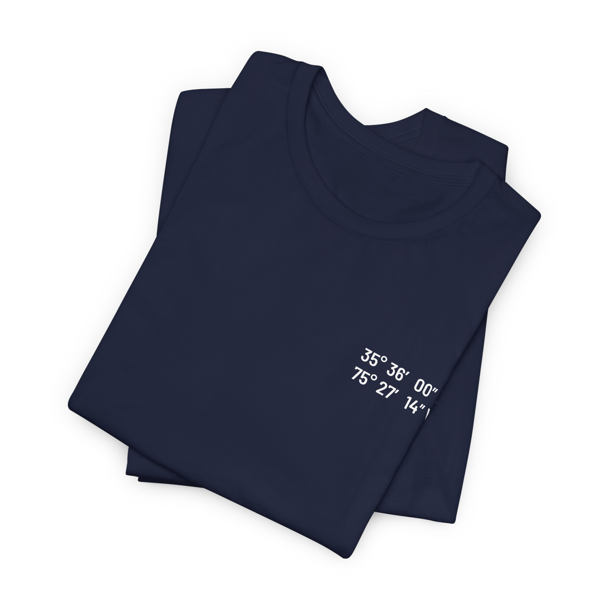 Outer Banks, NC Map Tee | Custom Coordinates
