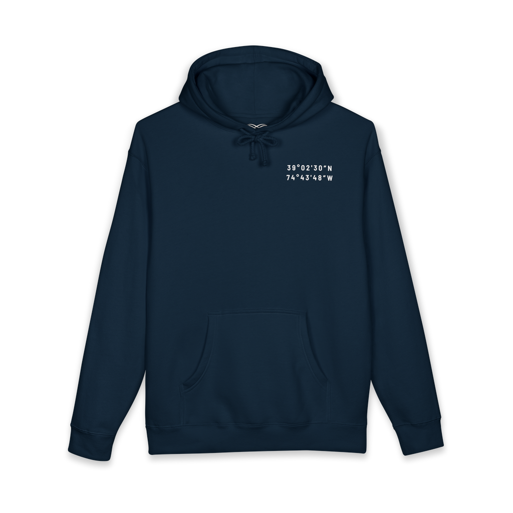 Stone Harbor | Avalon Map Hoodie (Seven Mile Island)