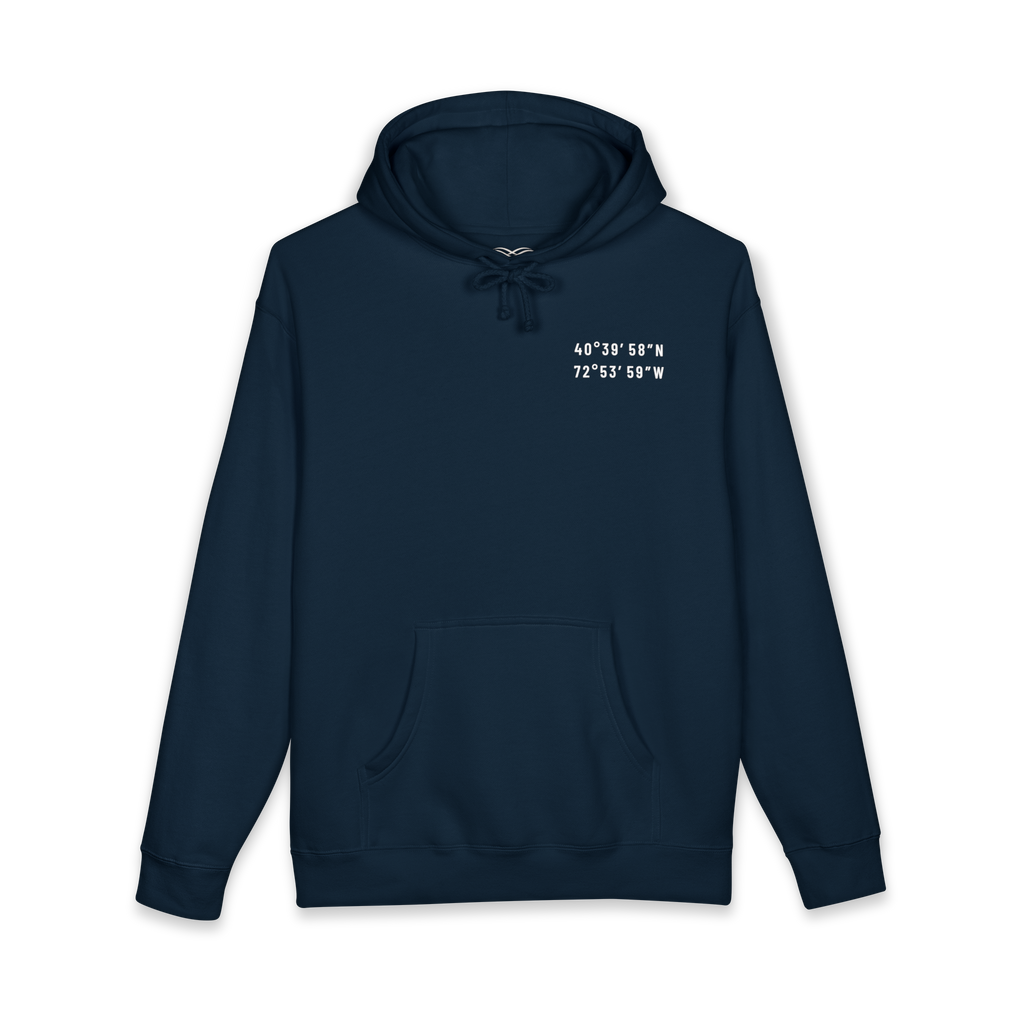 Long Island Map Hoodie