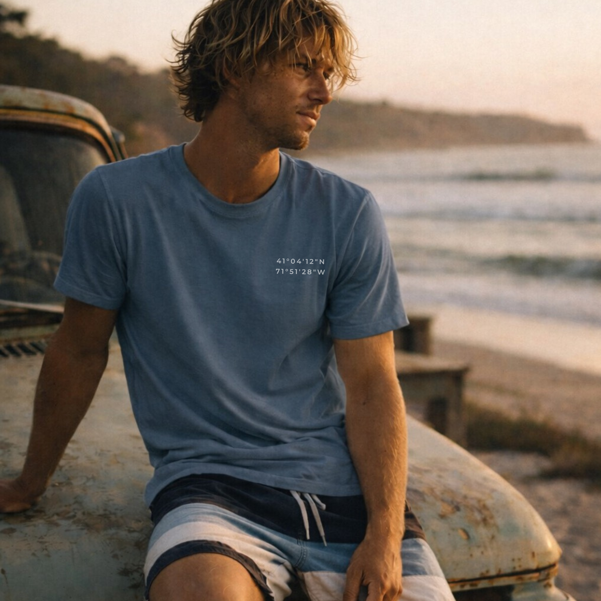Montauk Map Tee