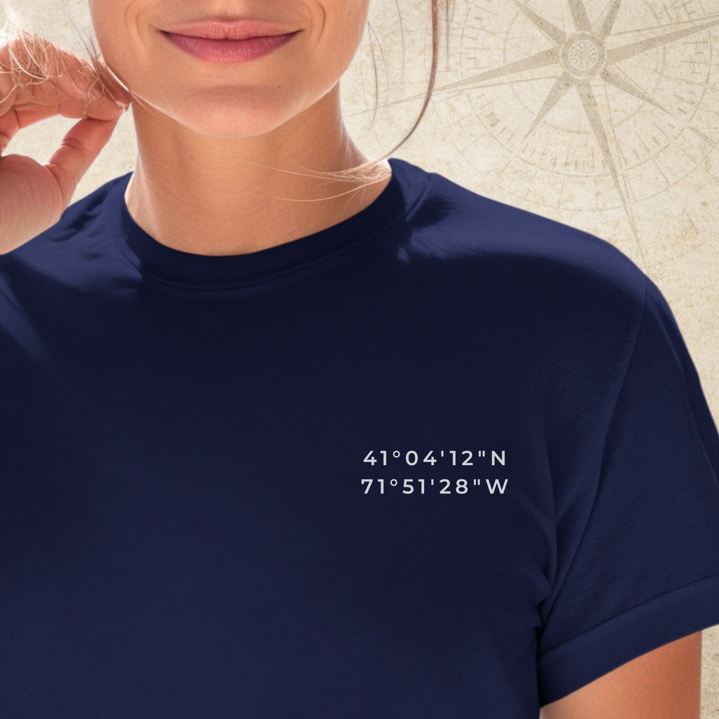 Montauk Map Tee