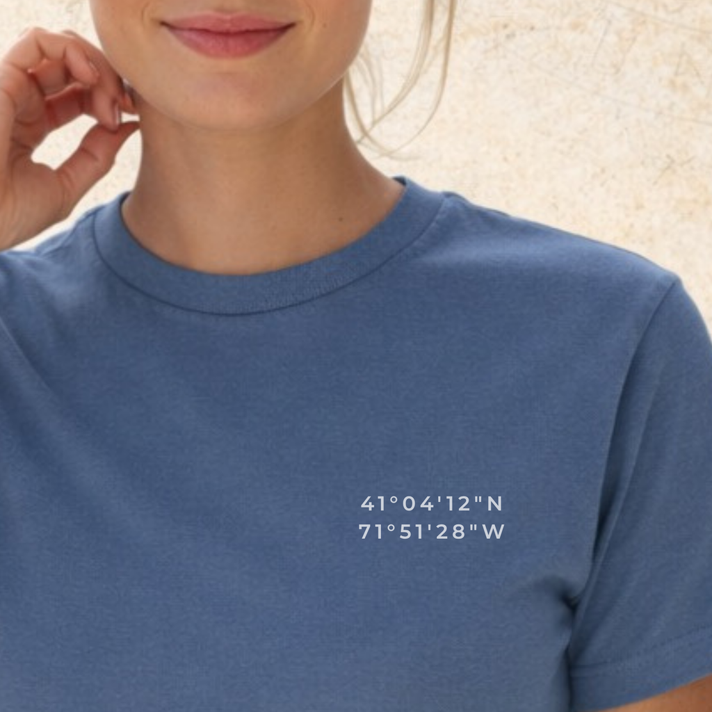 Montauk Map Tee