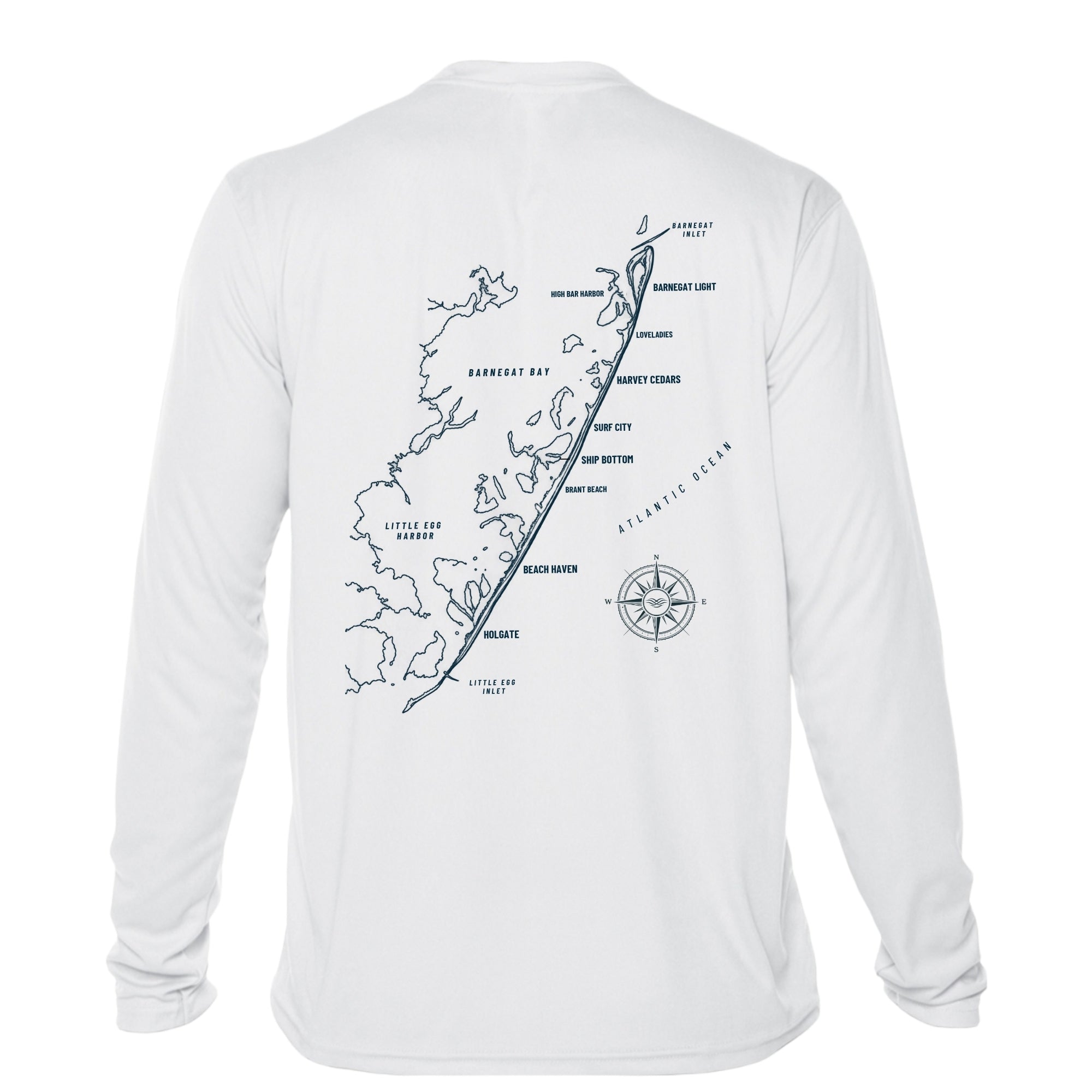 Long Beach Island, NJ UPF 50+ Sun Shirt