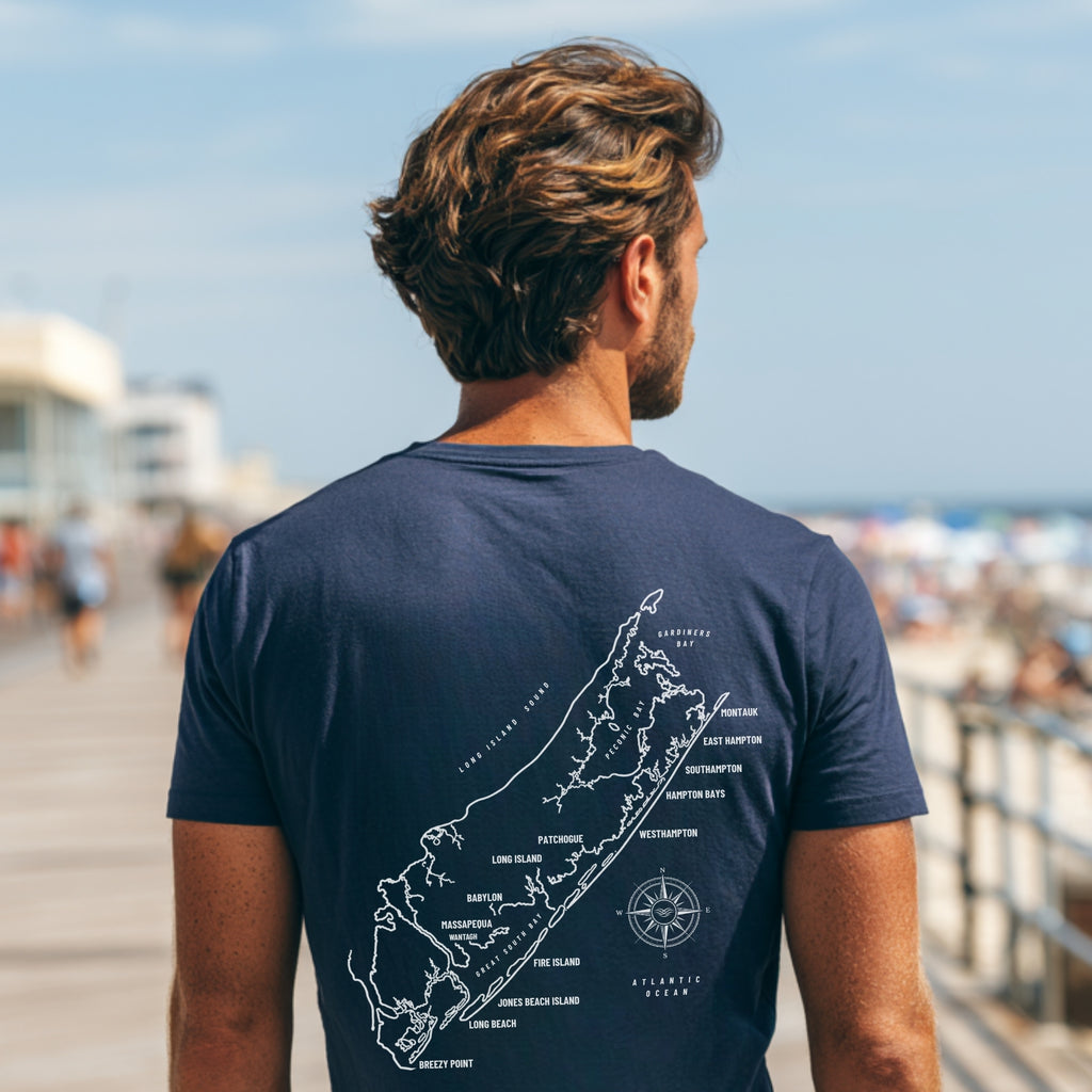 Long Island Map Tee