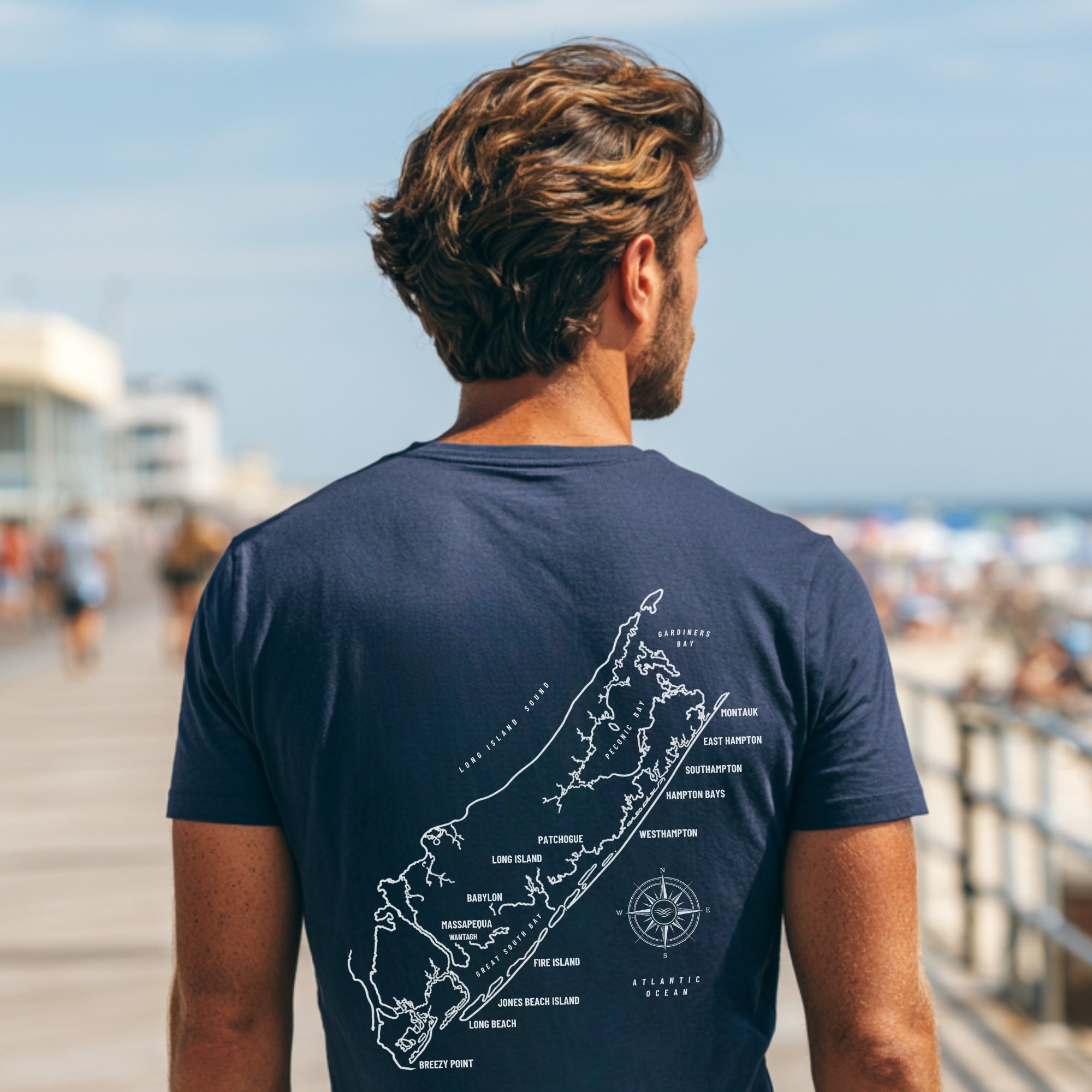 Long Island Map Tee