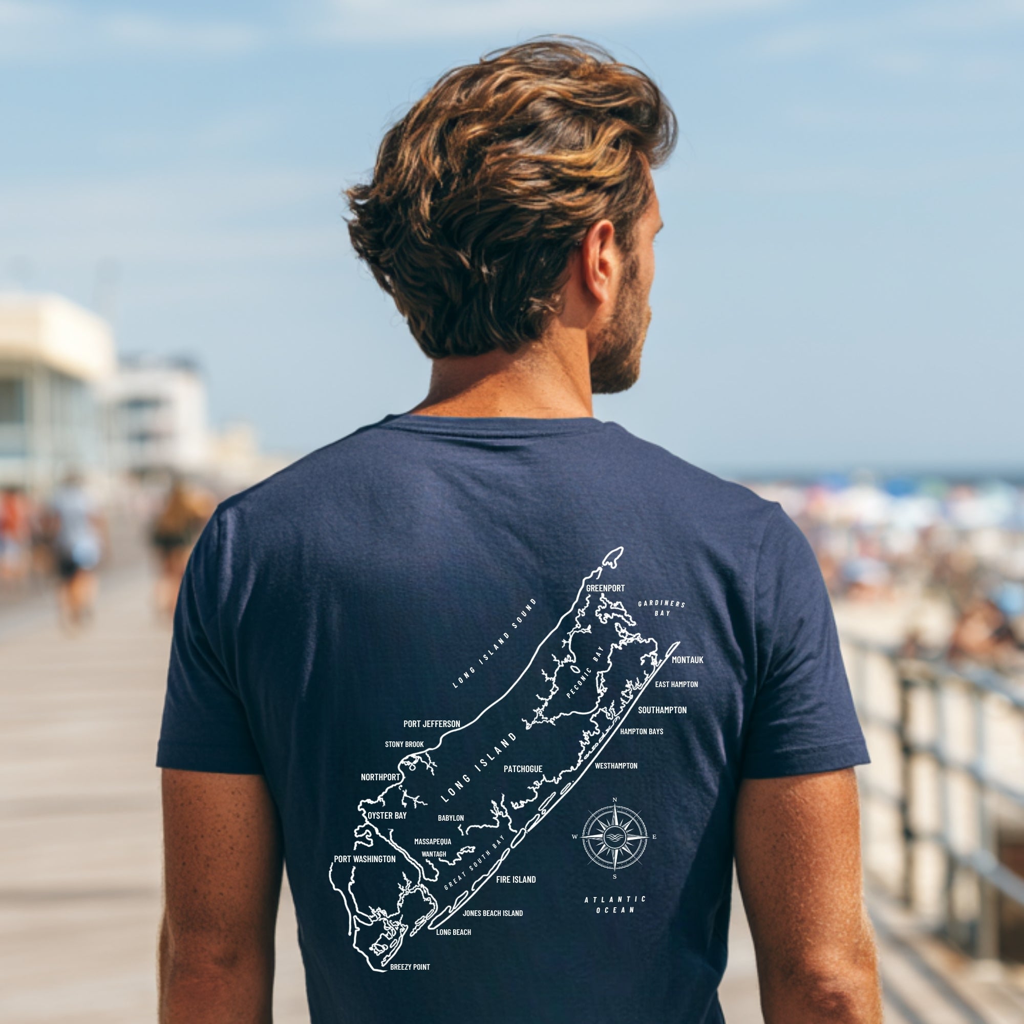 Long Island Map Tee