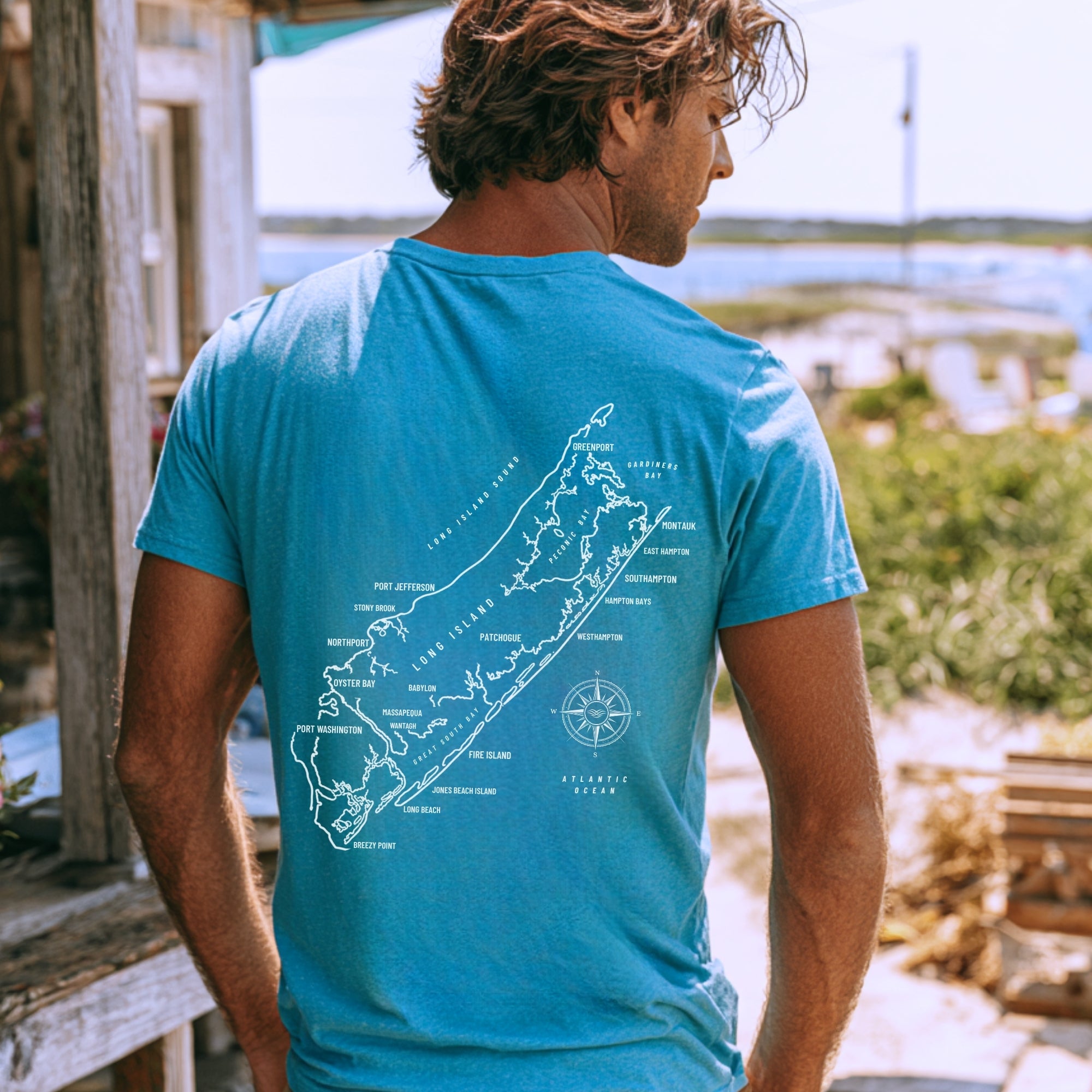 Long Island Map Tee